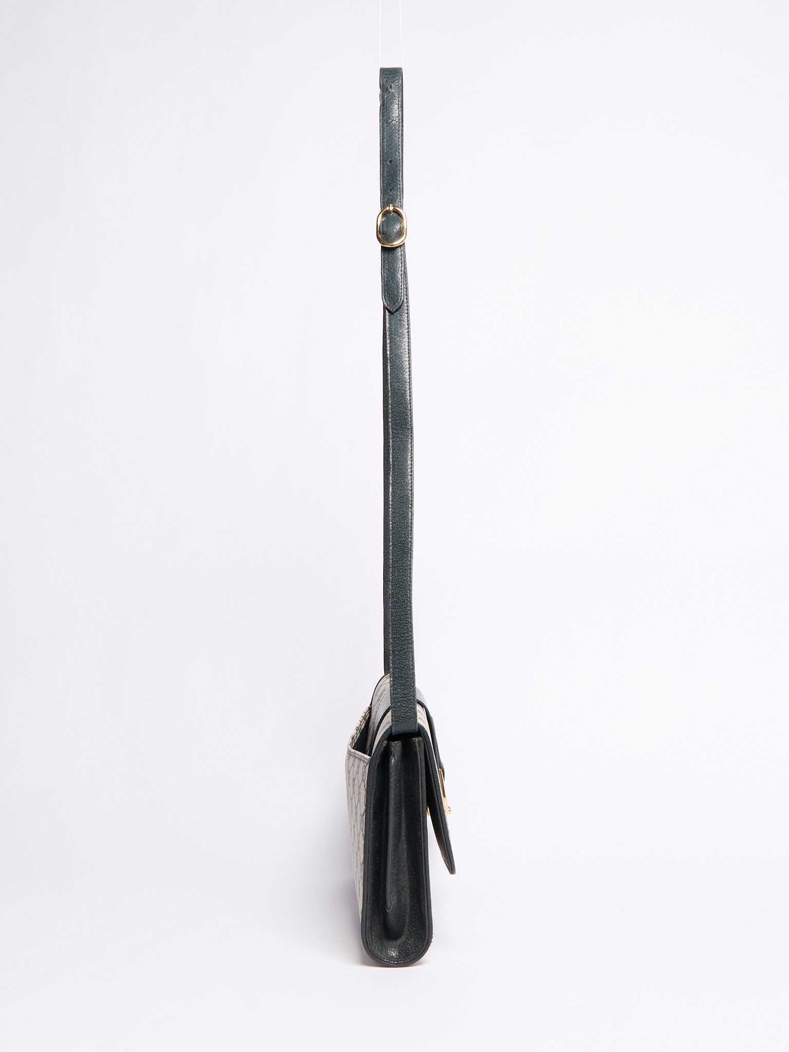 Gucci Navy Monogram GG Shoulder Bag