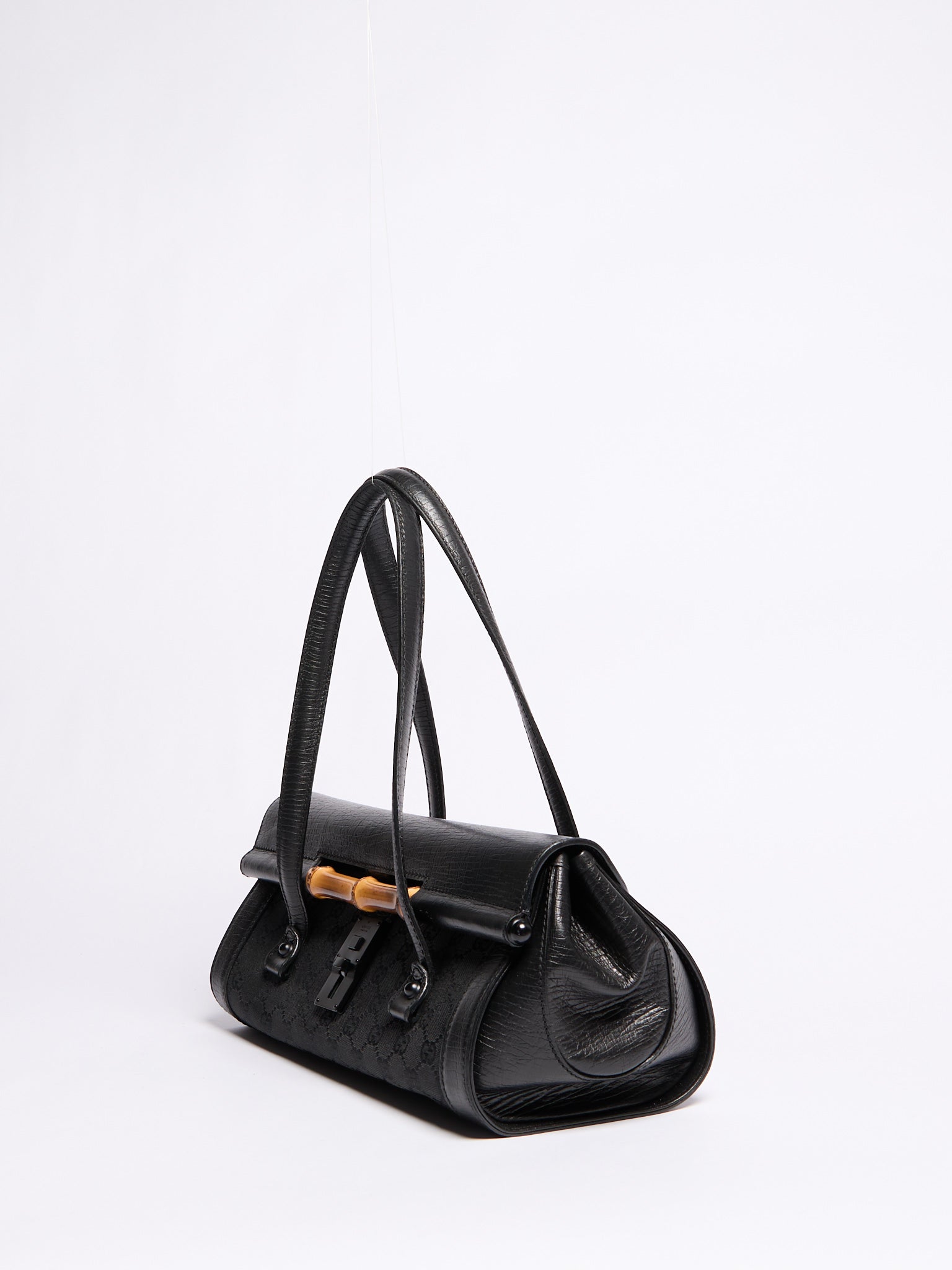 Gucci GG Black Monogram Bullet Bag