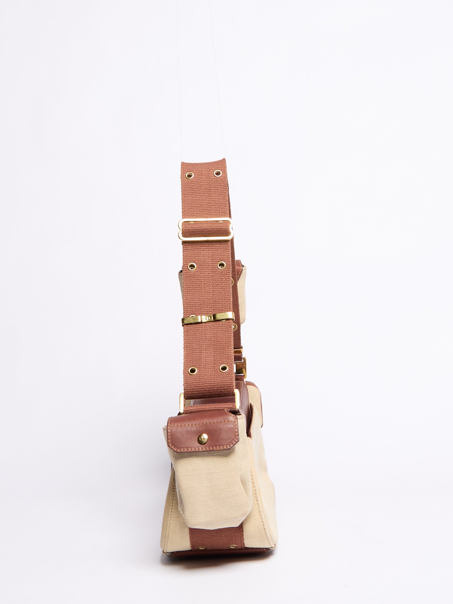 Christian Dior 2003 Canvas Columbus Bag