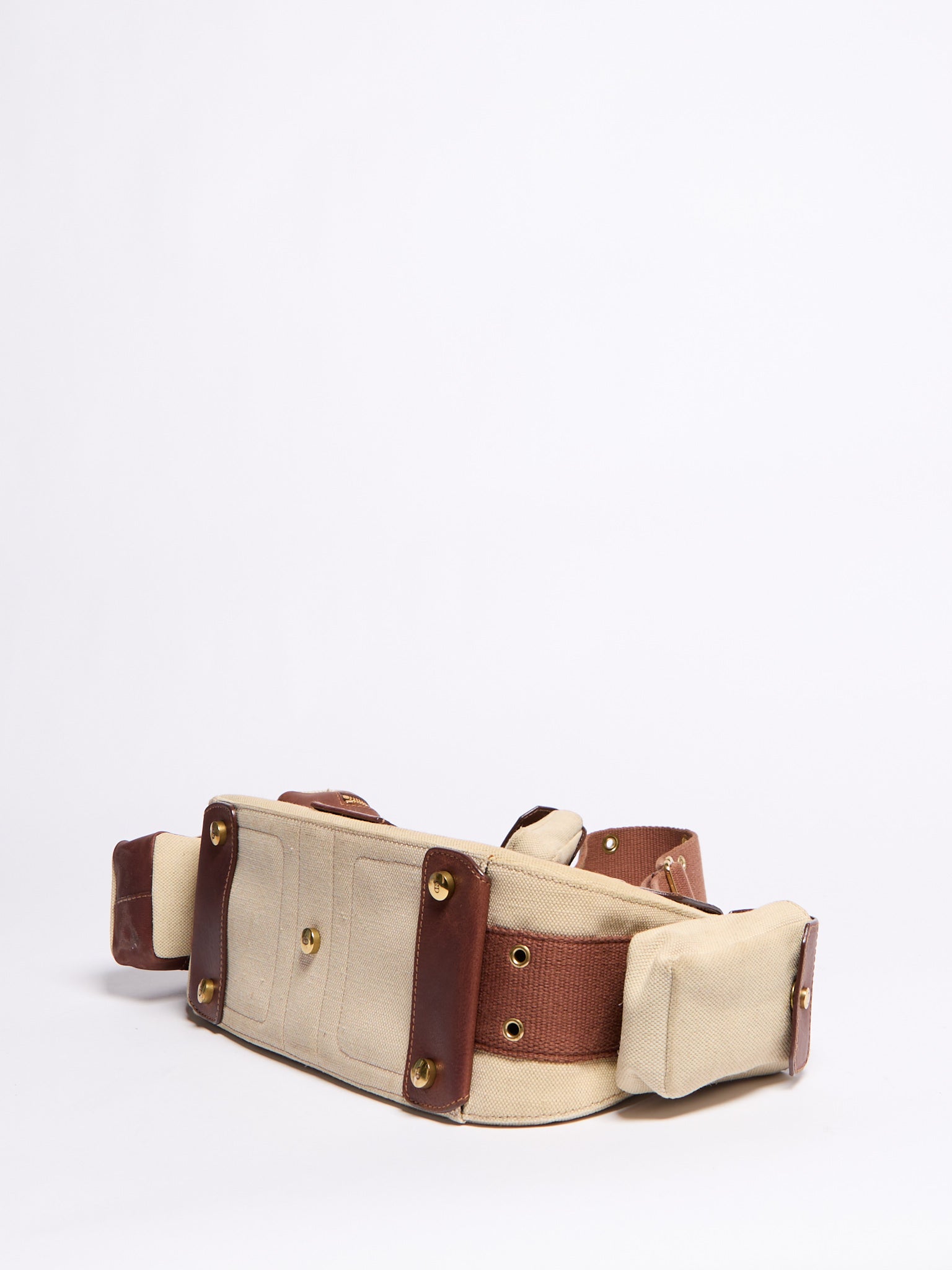 Christian Dior 2003 Canvas Columbus Bag