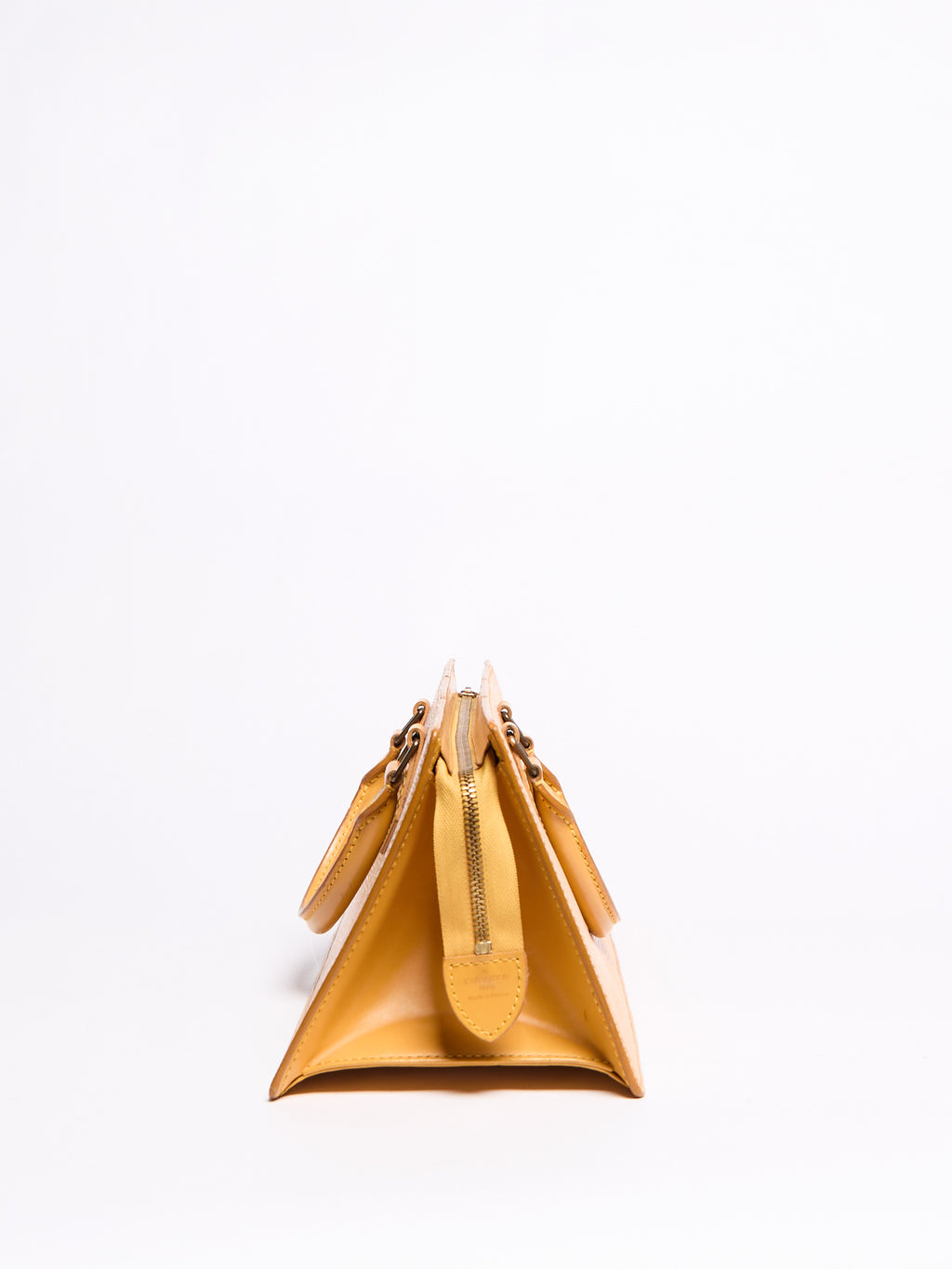 Louis Vuitton Yellow Epi Sac Triangle