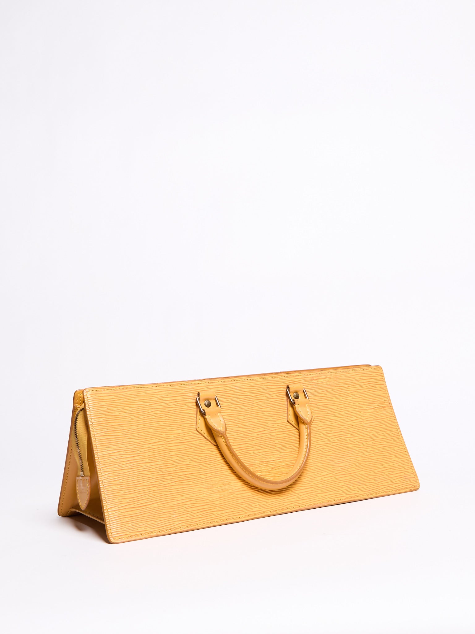 Louis Vuitton Yellow Epi Sac Triangle