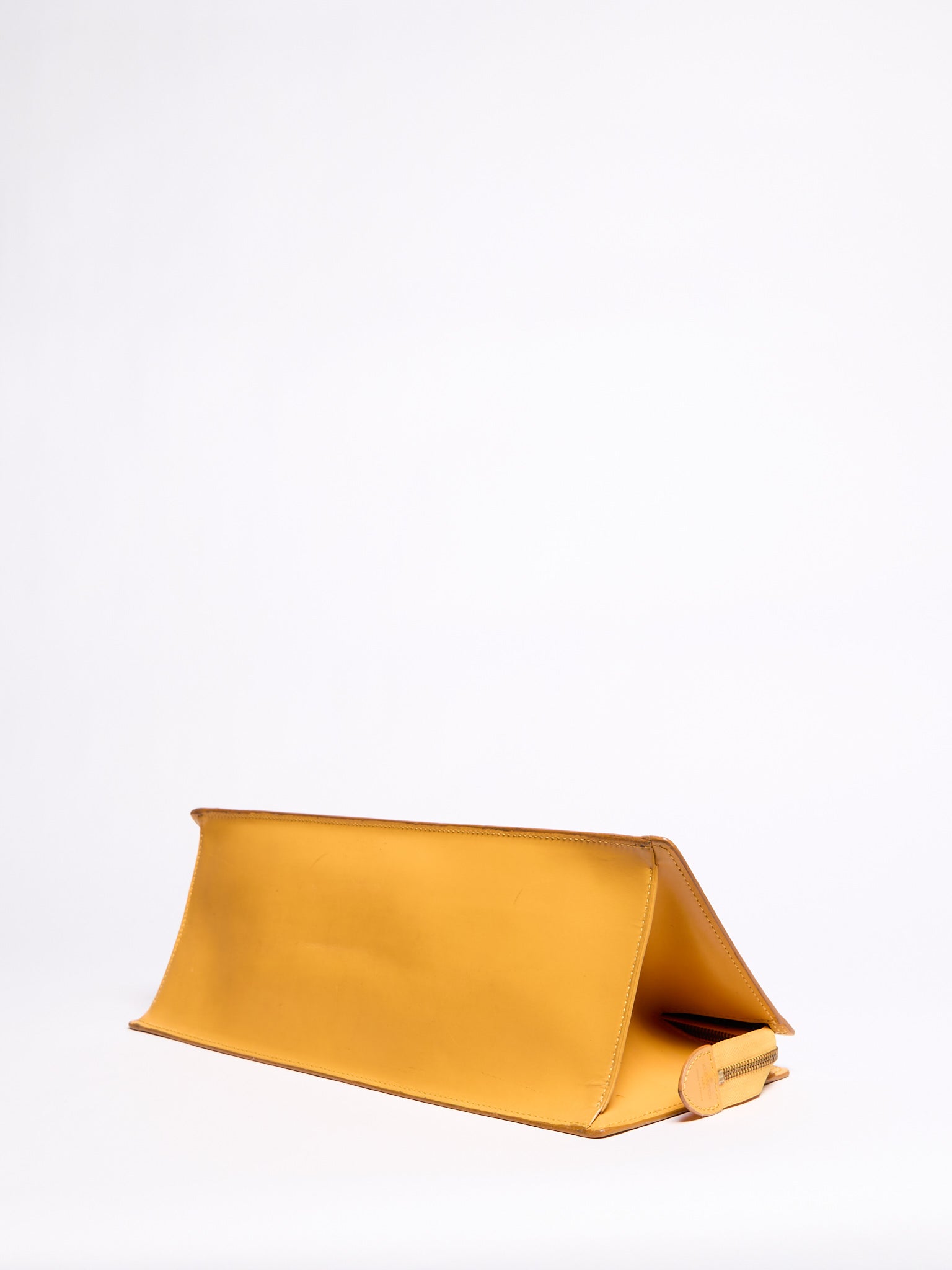 Louis Vuitton Yellow Epi Sac Triangle
