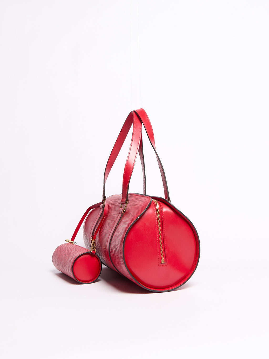Louis Vuitton Epi Red Soufflot Bag