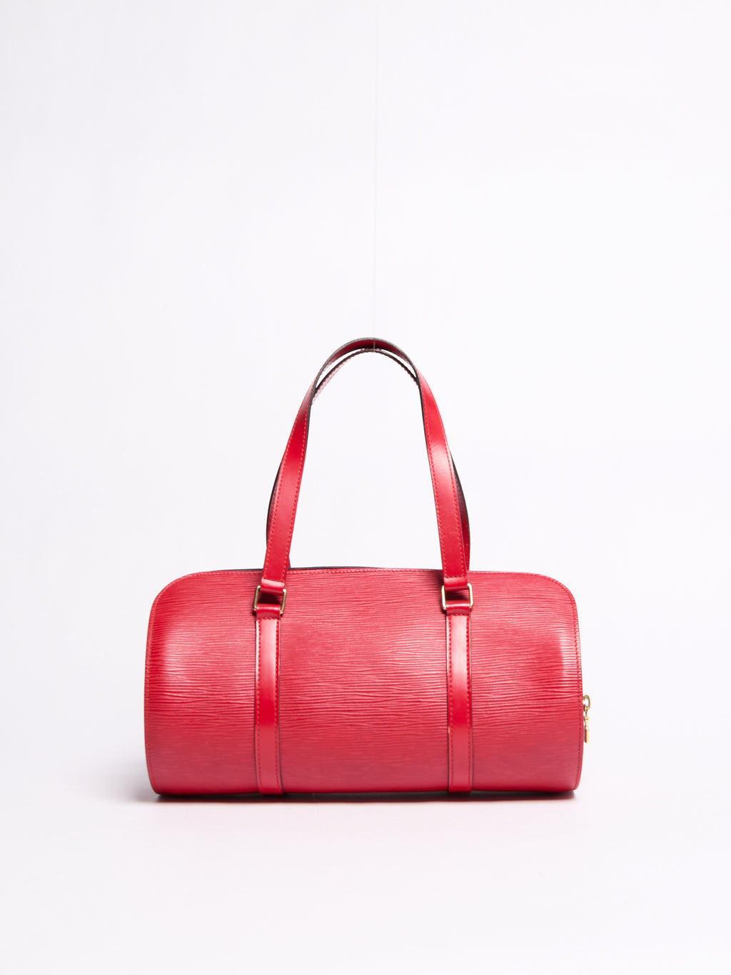 Louis Vuitton Epi Red Soufflot Bag