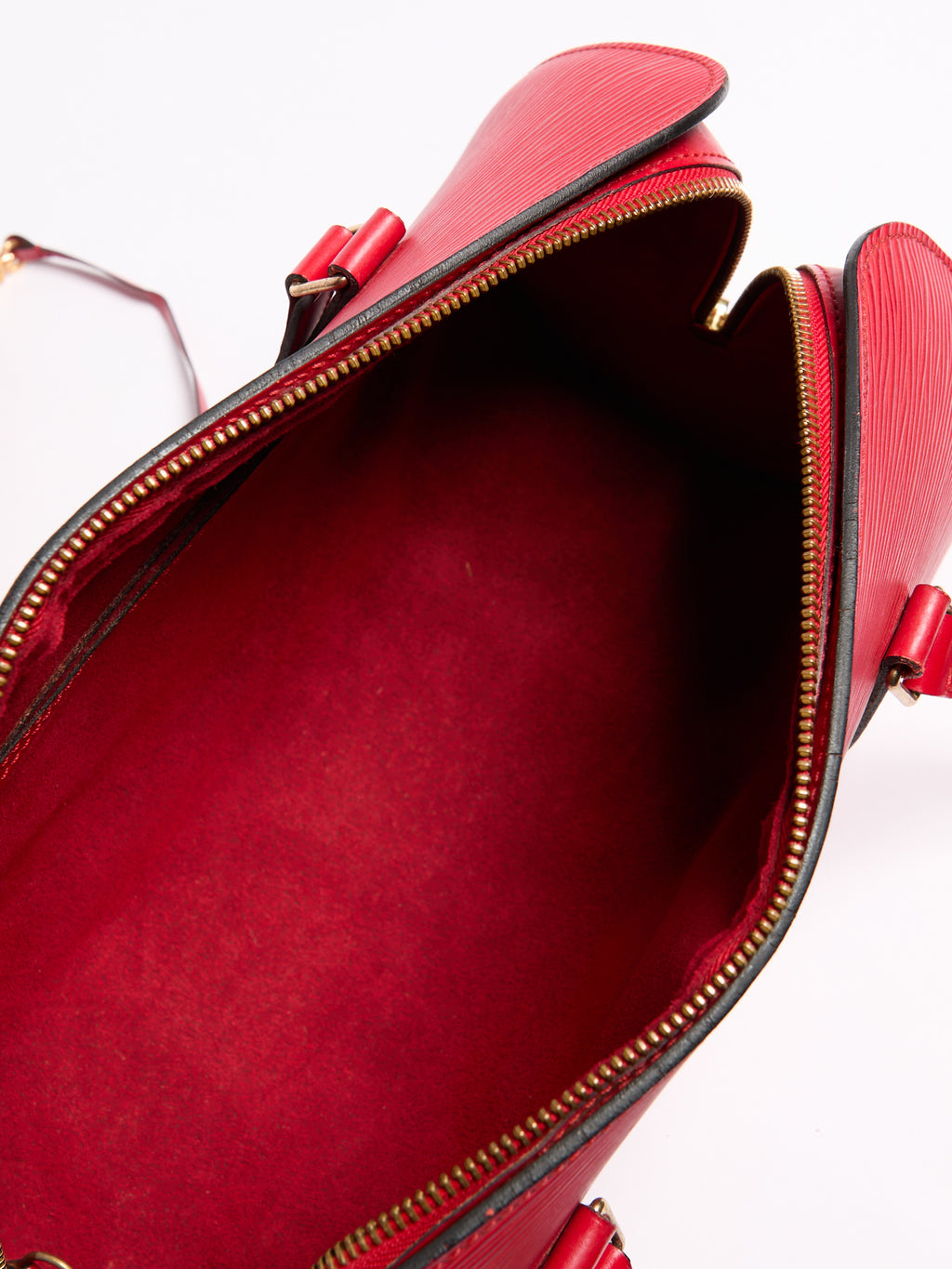 Louis Vuitton Epi Red Soufflot Bag