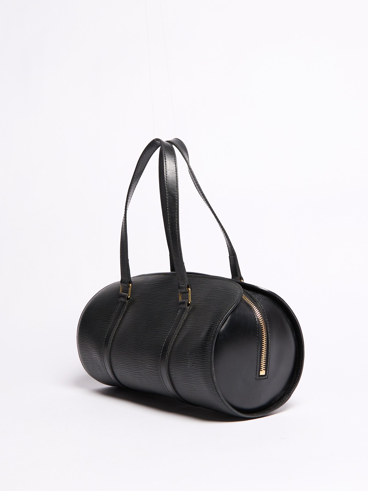Louis Vuitton Epi Black Soufflot Bag