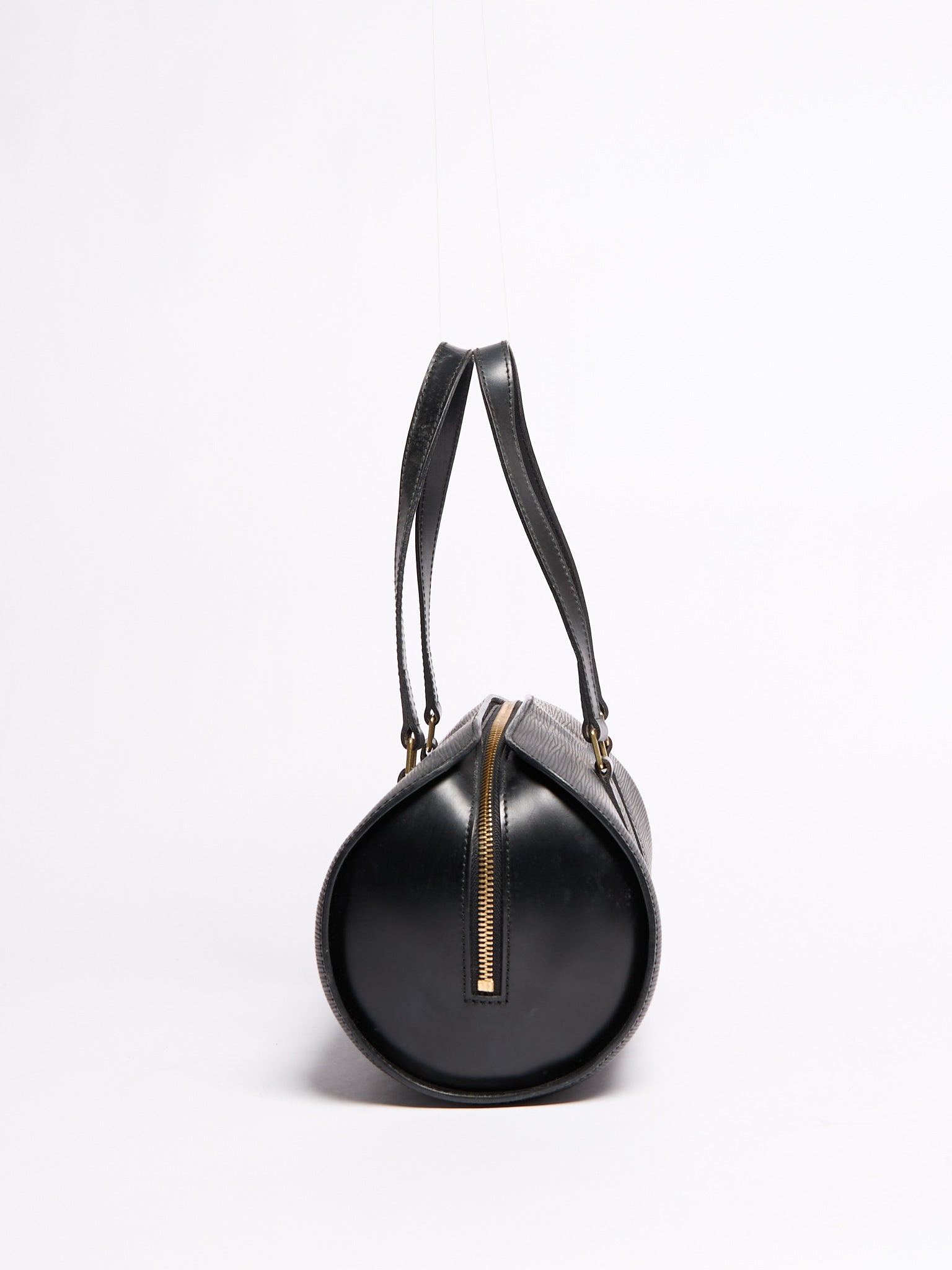 Louis Vuitton Epi Black Soufflot Bag