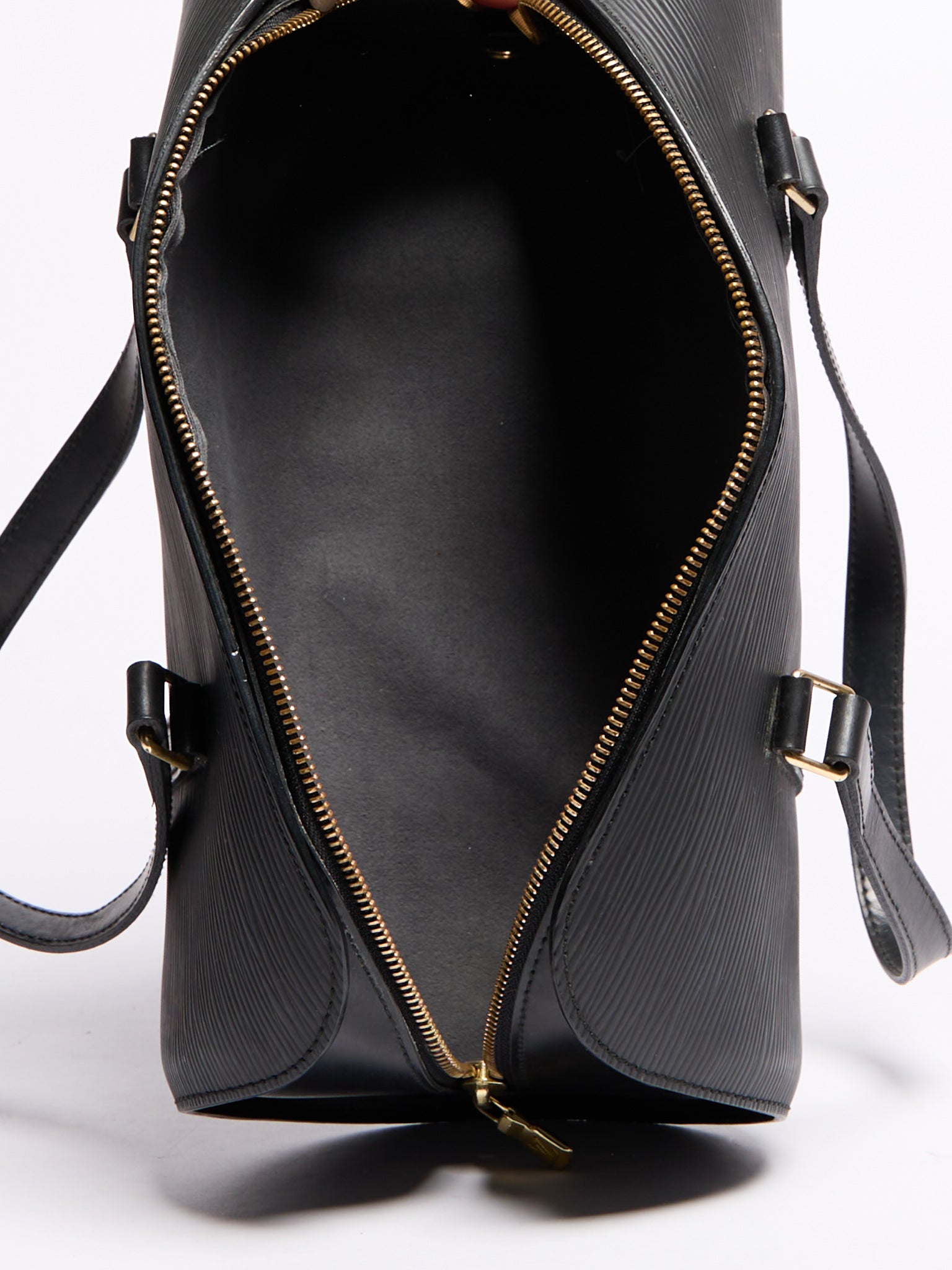 Louis Vuitton Epi Black Soufflot Bag