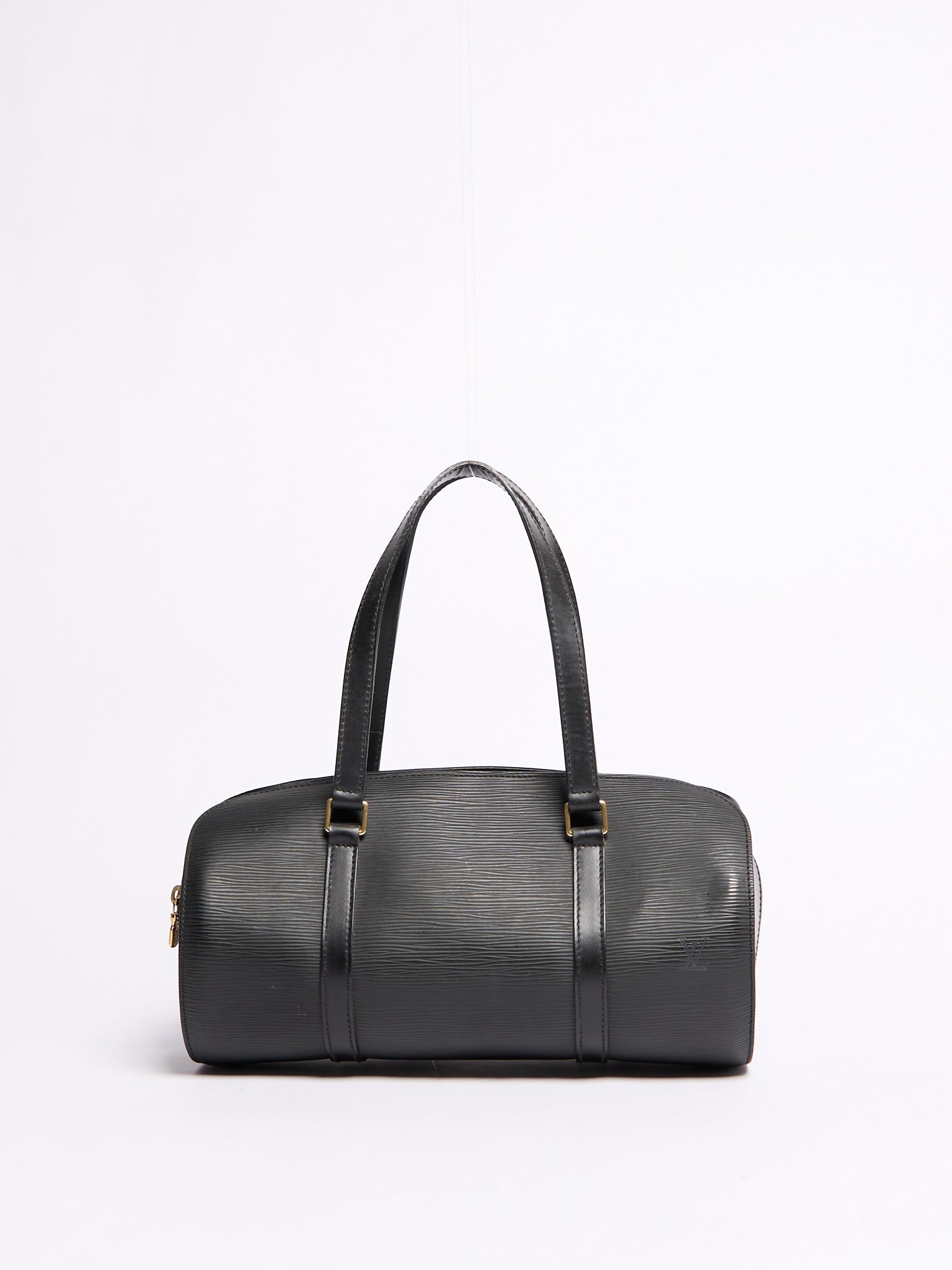 Louis Vuitton Epi Black Soufflot Bag
