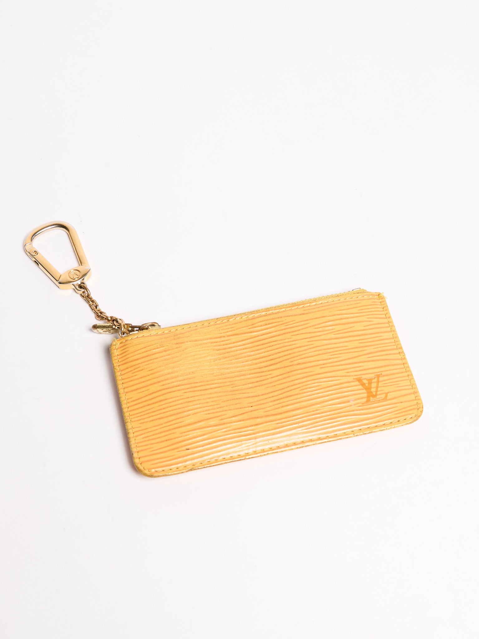 Louis Vuitton Yellow Epi Coin Pochette