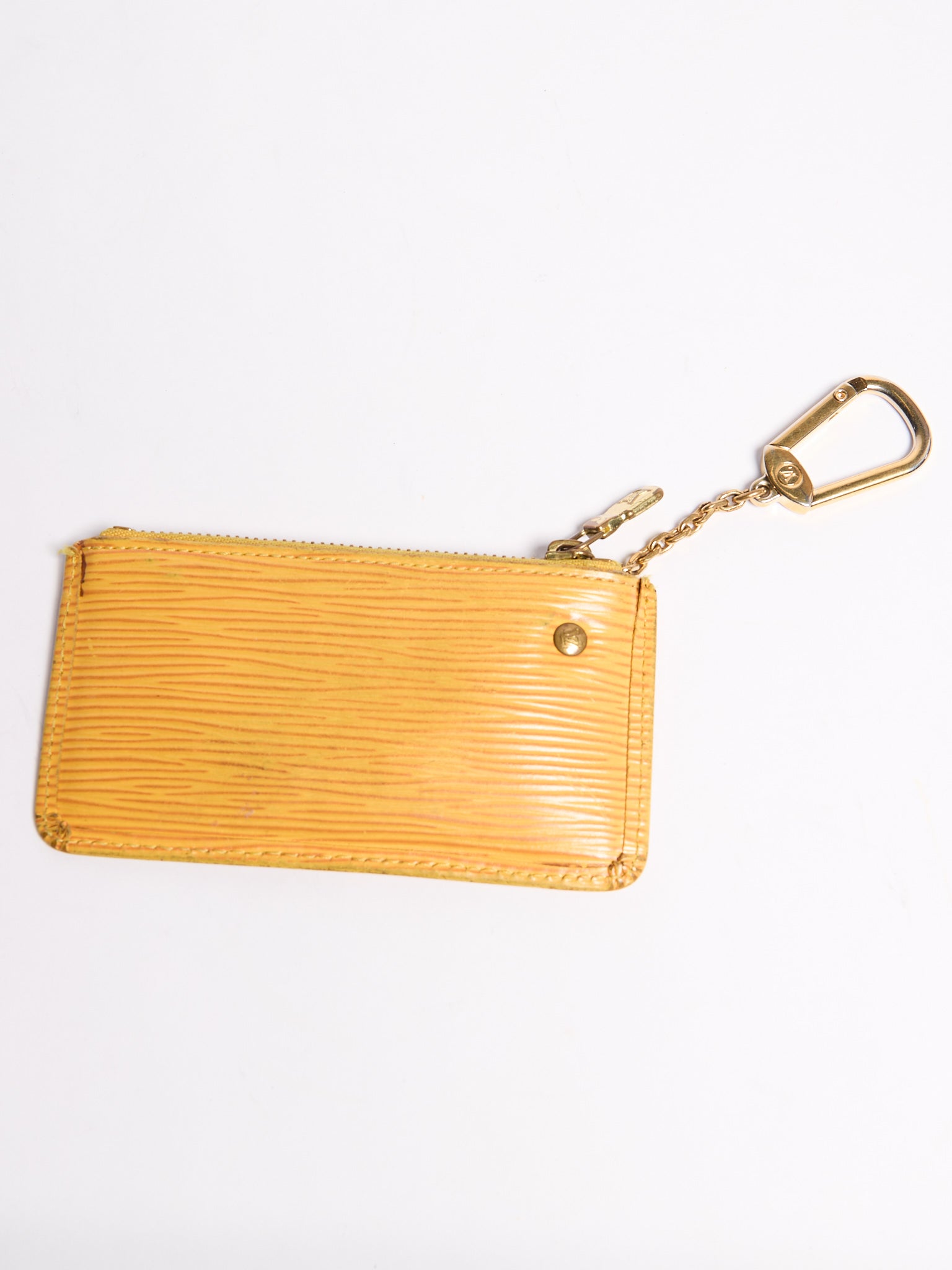 Louis Vuitton Yellow Epi Coin Pochette