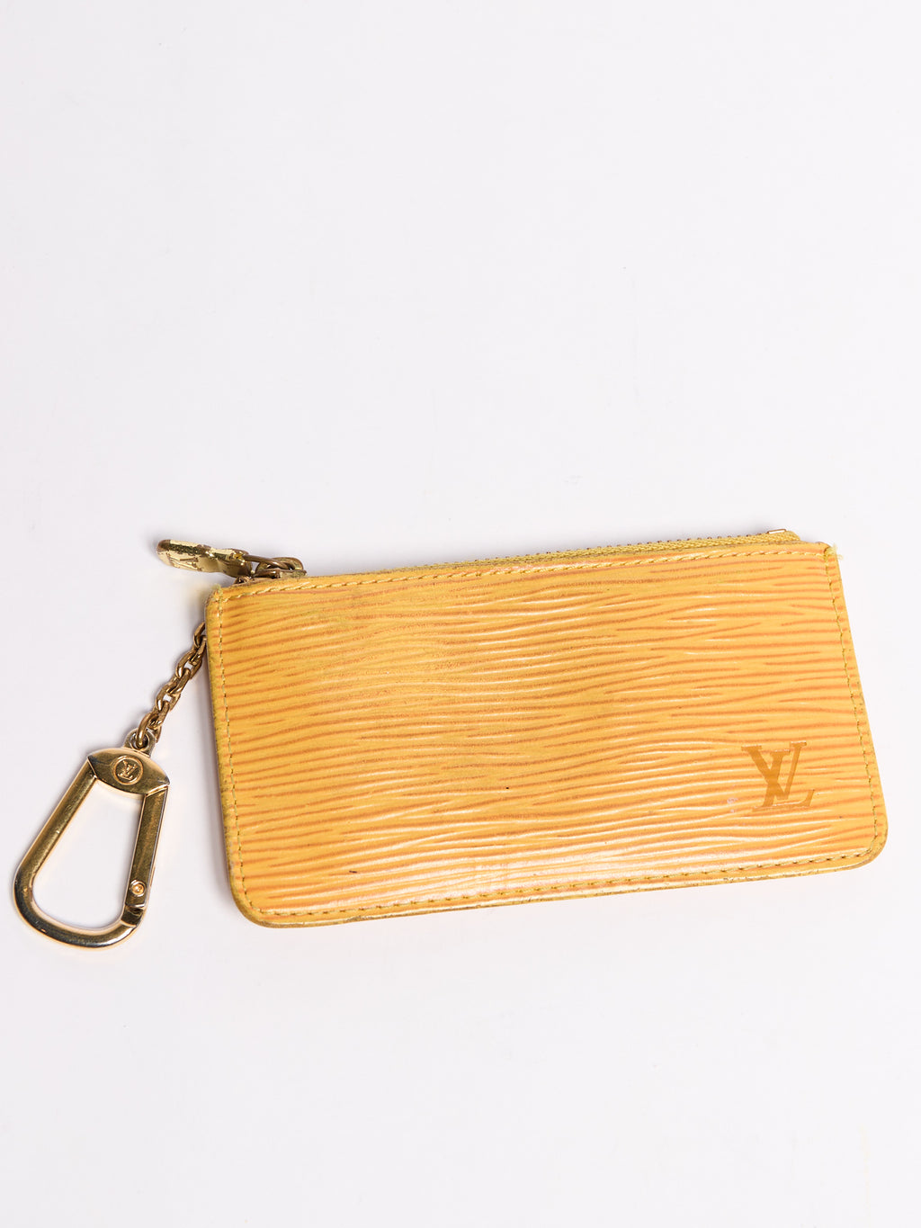 Louis Vuitton Yellow Epi Coin Pochette