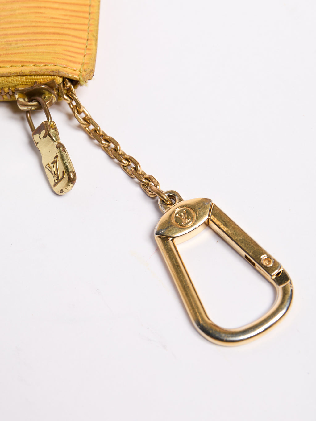 Louis Vuitton Yellow Epi Coin Pochette