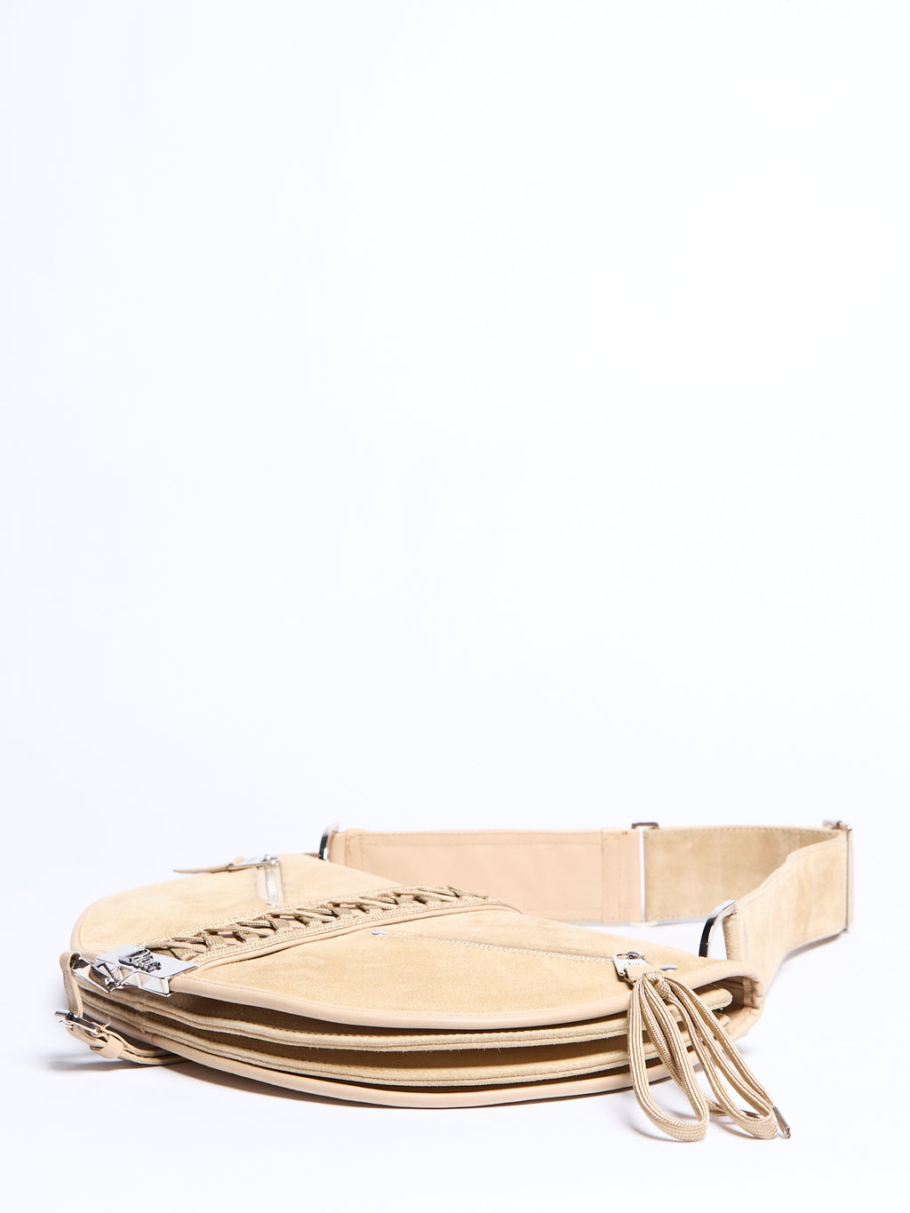 2000’s Christian Dior Tan Suede Admit It Street Chic Shoulder Bag by John Galliano