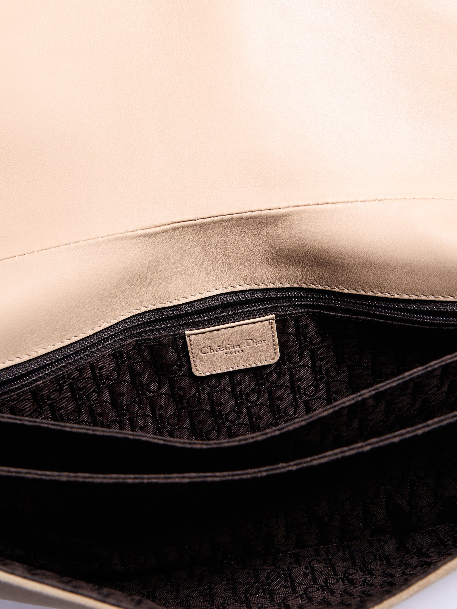 2000’s Christian Dior Tan Suede Admit It Street Chic Shoulder Bag by John Galliano