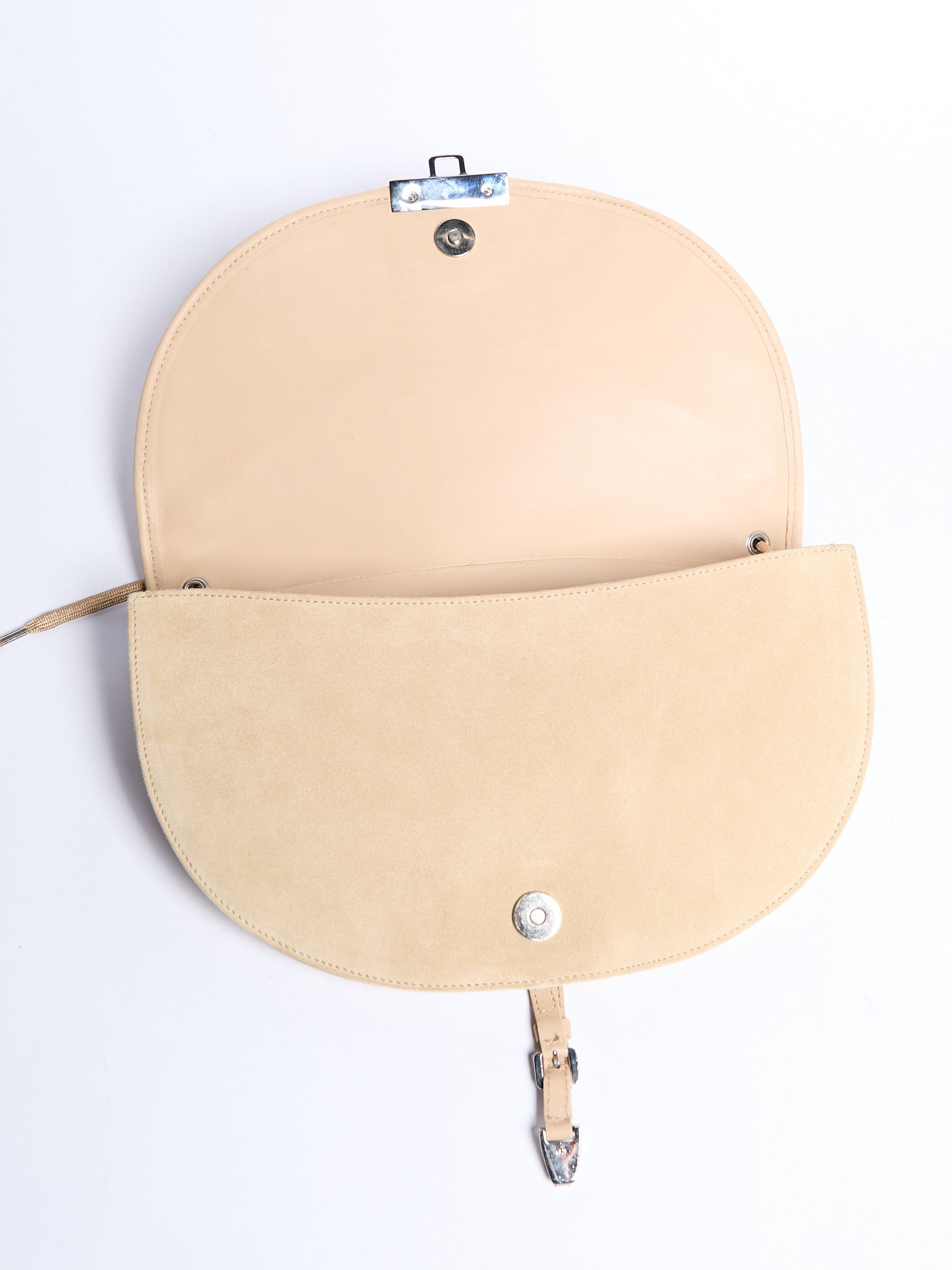 2000’s Christian Dior Tan Suede Admit It Street Chic Shoulder Bag by John Galliano