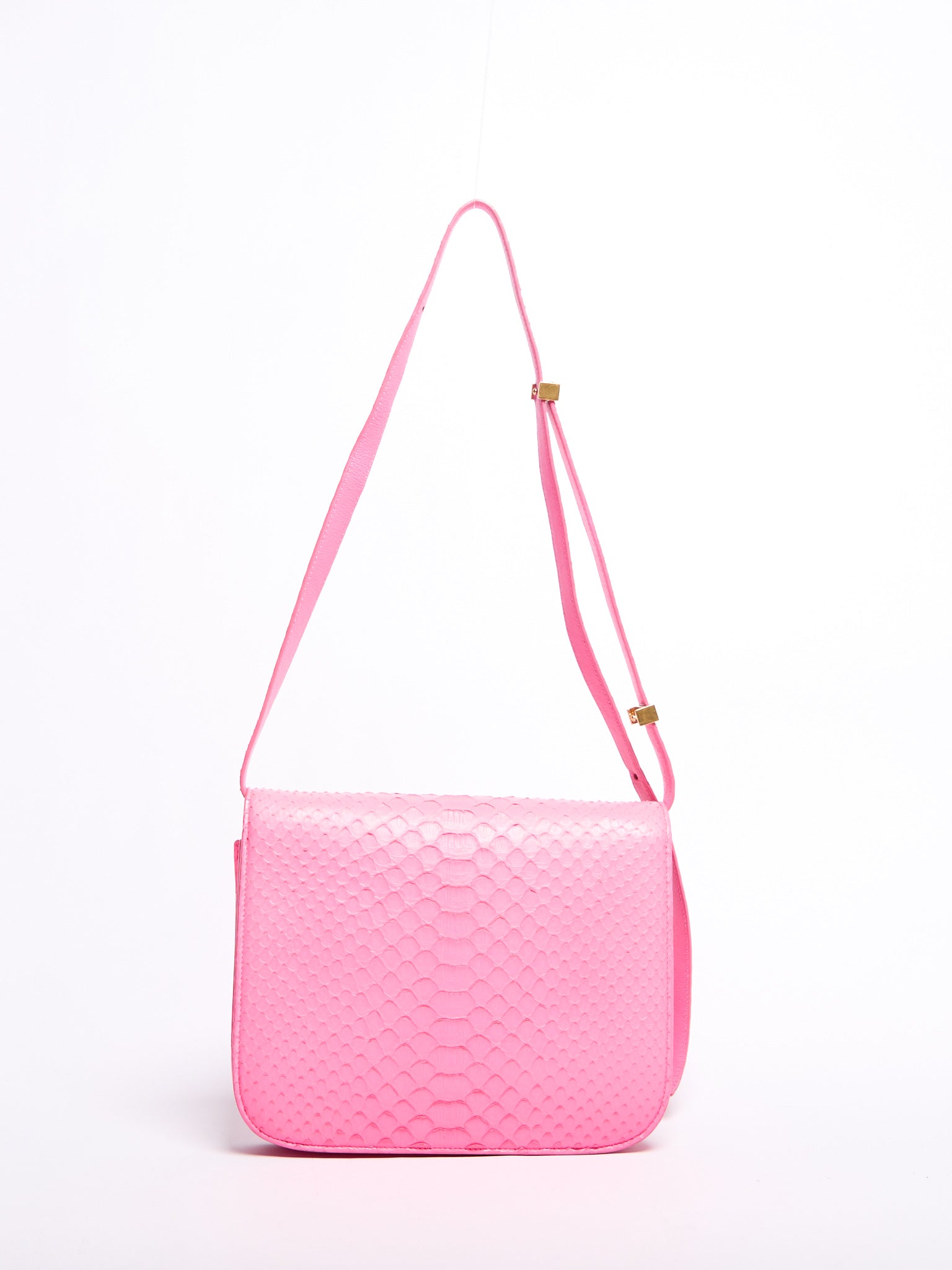 Celine Pink Python Box Bag