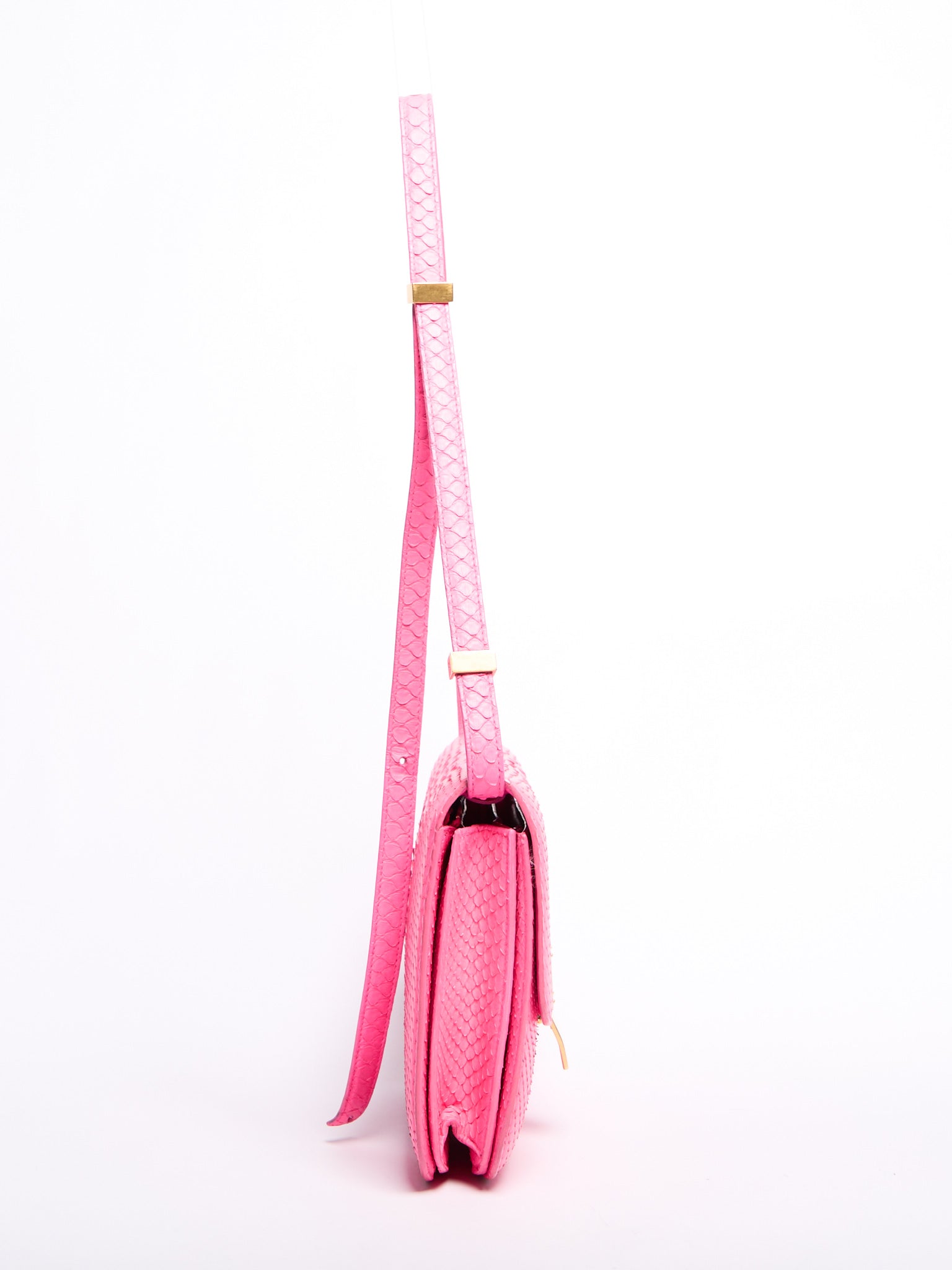 Celine Pink Python Box Bag