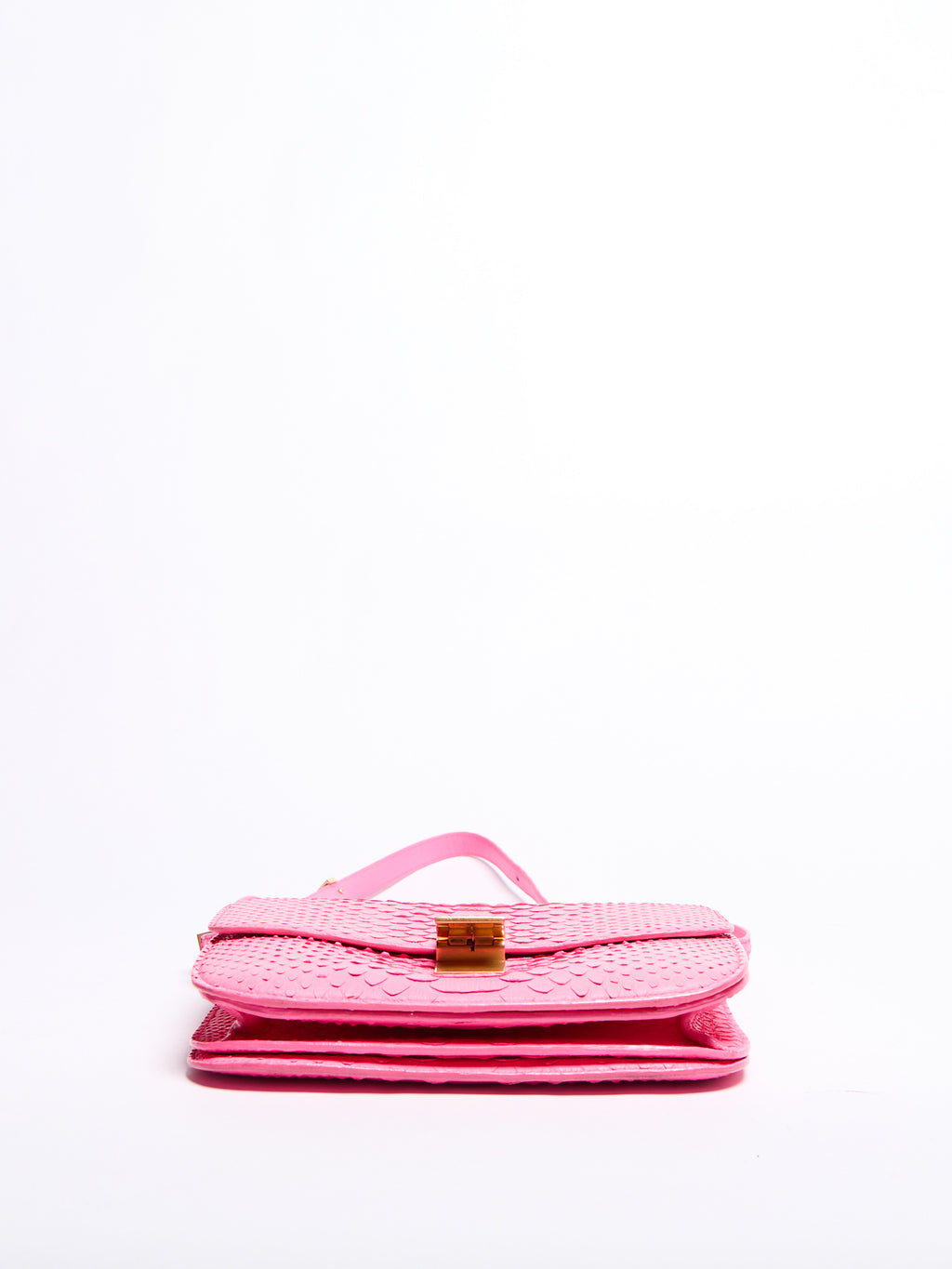 Celine Pink Python Box Bag