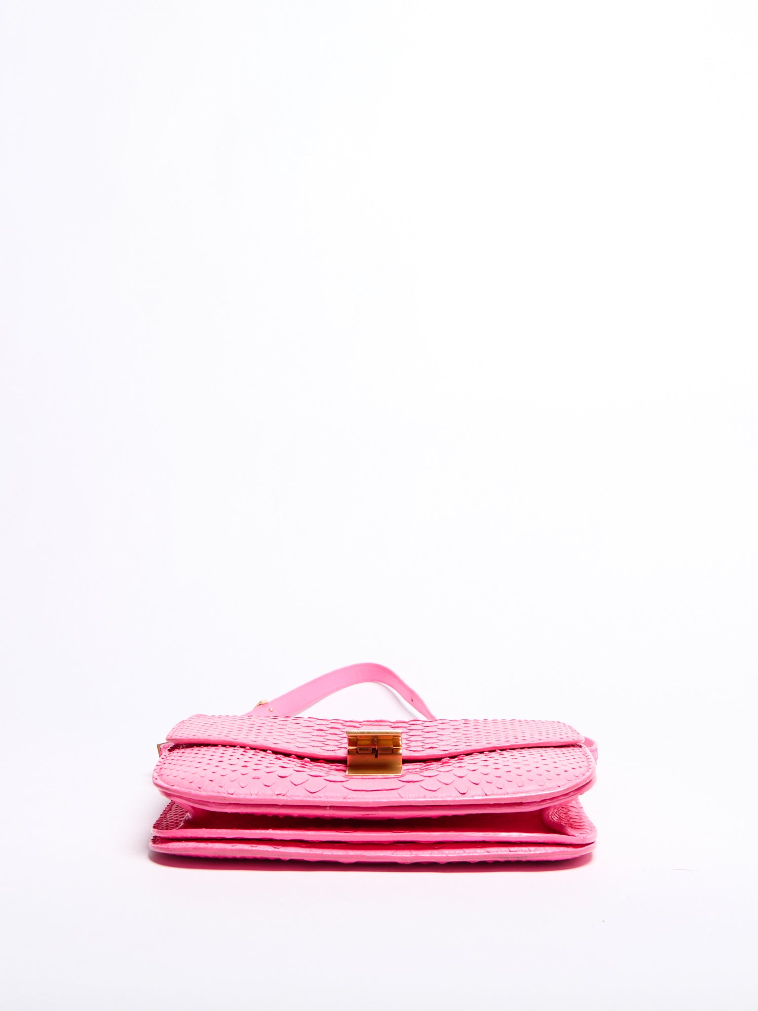 Celine Pink Python Box Bag