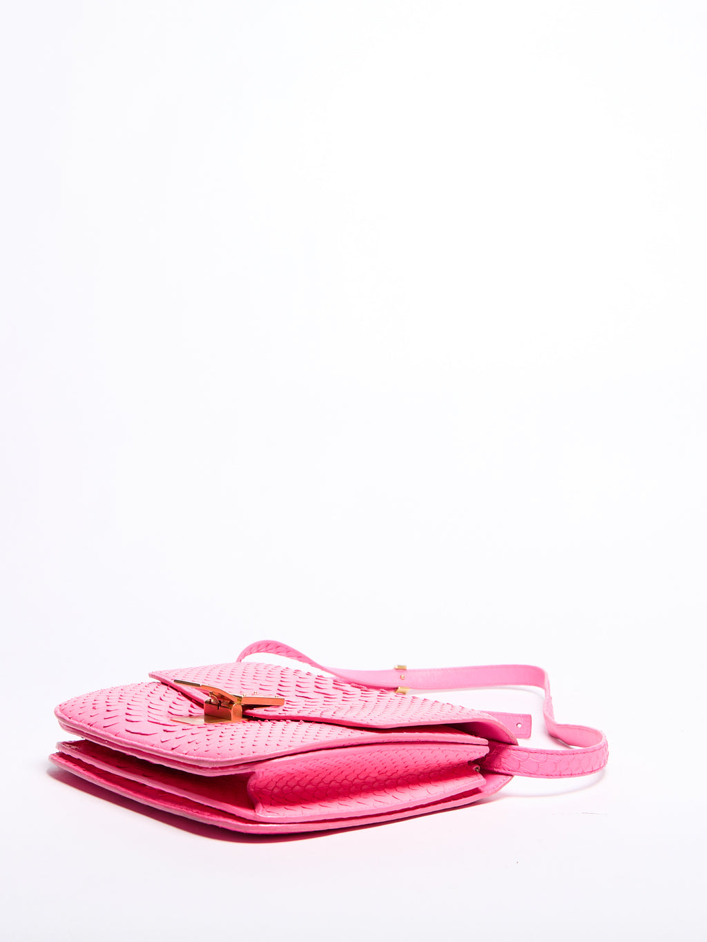 Celine Pink Python Box Bag