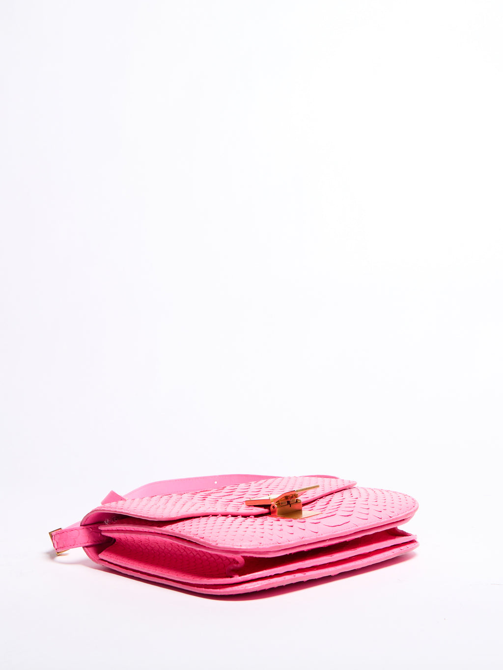 Celine Pink Python Box Bag