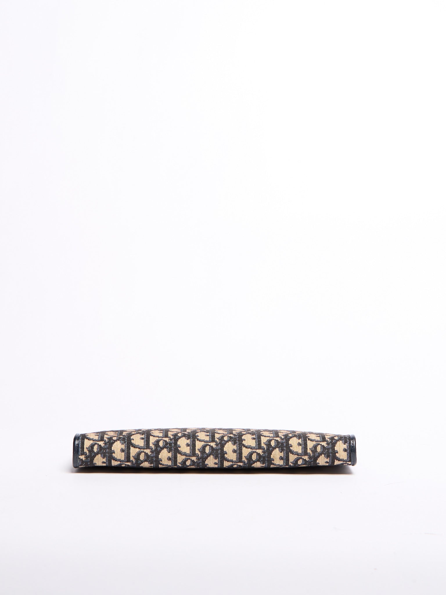 Christian Dior Navy Trotter Print Clutch