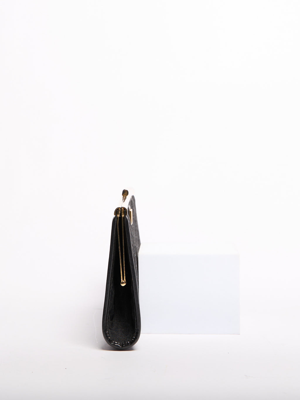 Christian Dior Black Trotter Print Clutch
