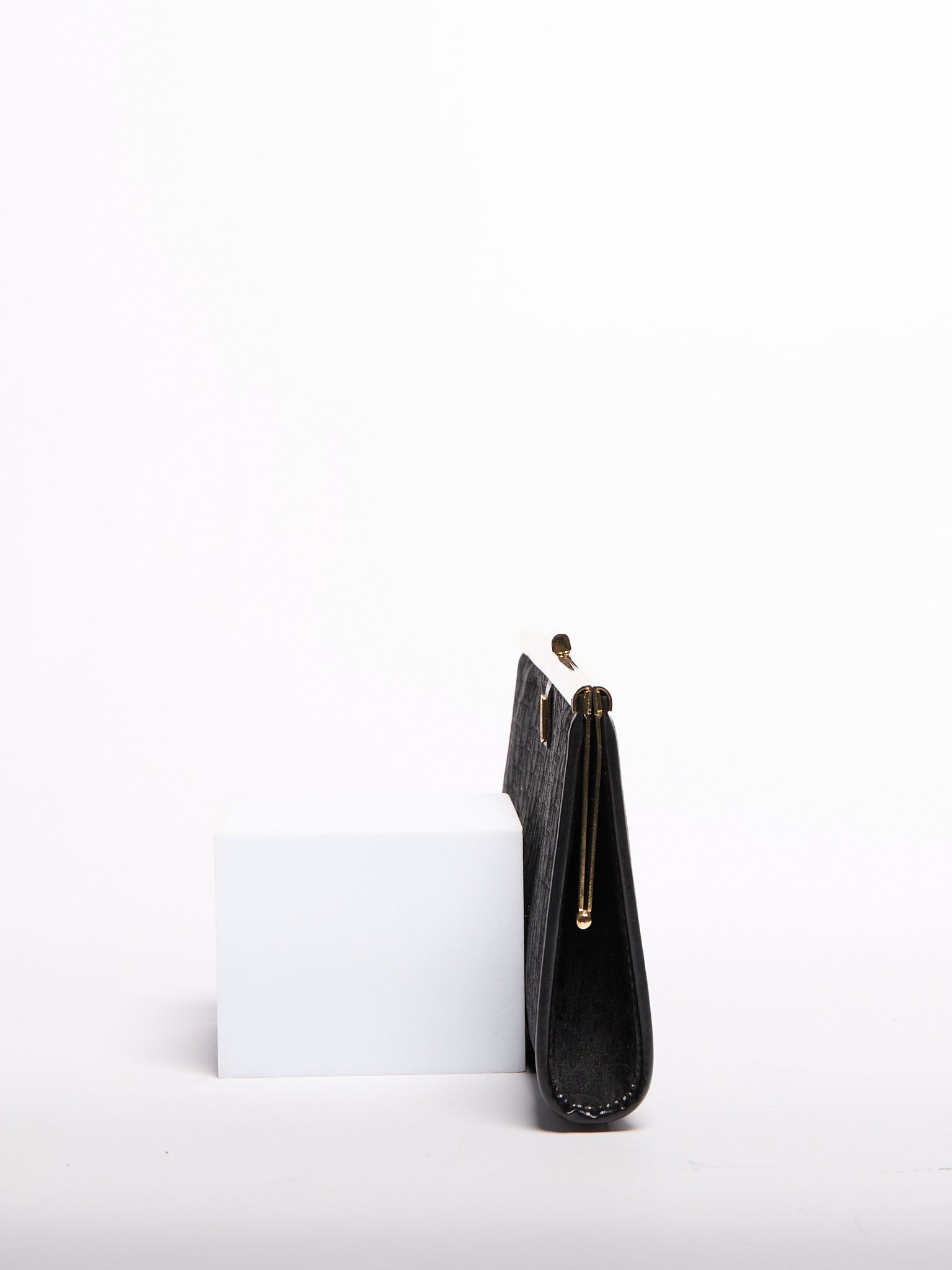 Christian Dior Black Trotter Print Clutch