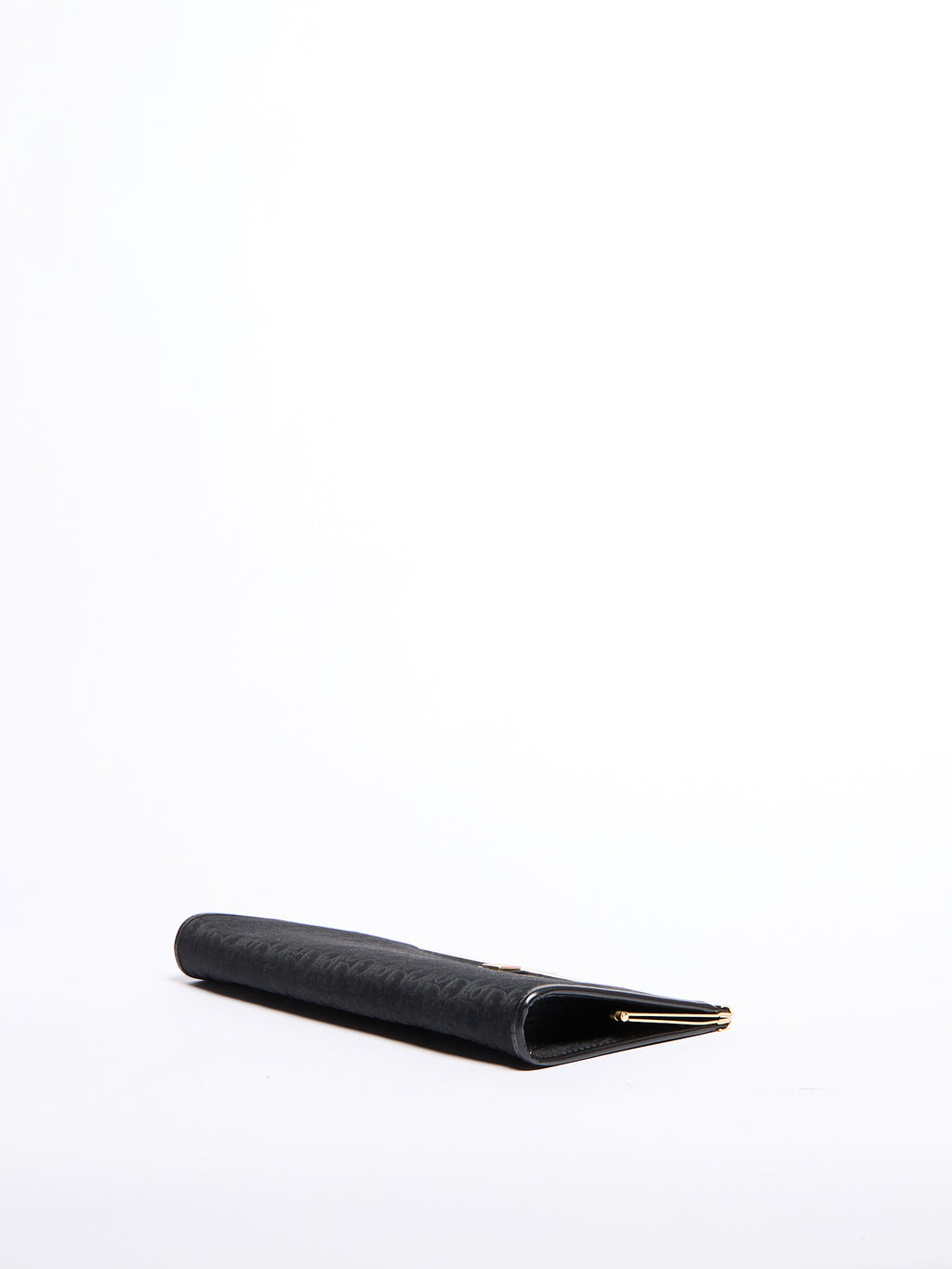 Christian Dior Black Trotter Print Clutch