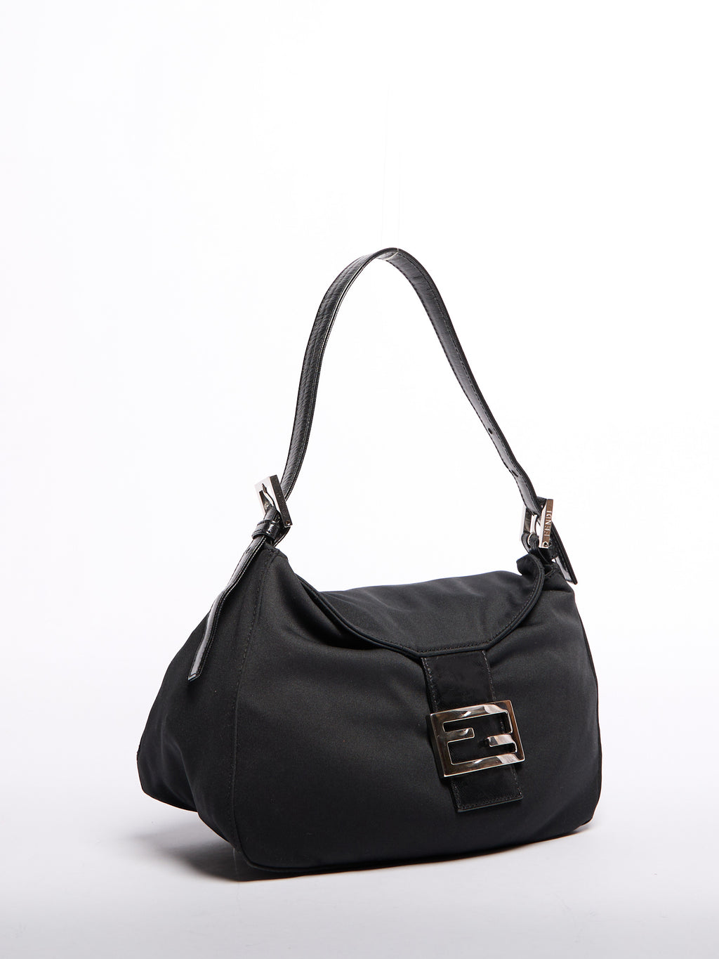 Fendi Black Nylon Mamma Bag