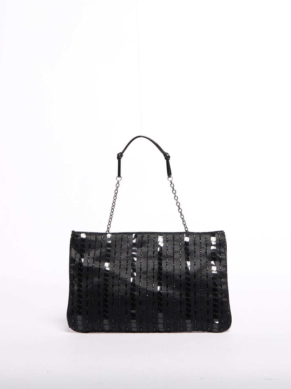 00’s Prada Black Satin Evening Bag