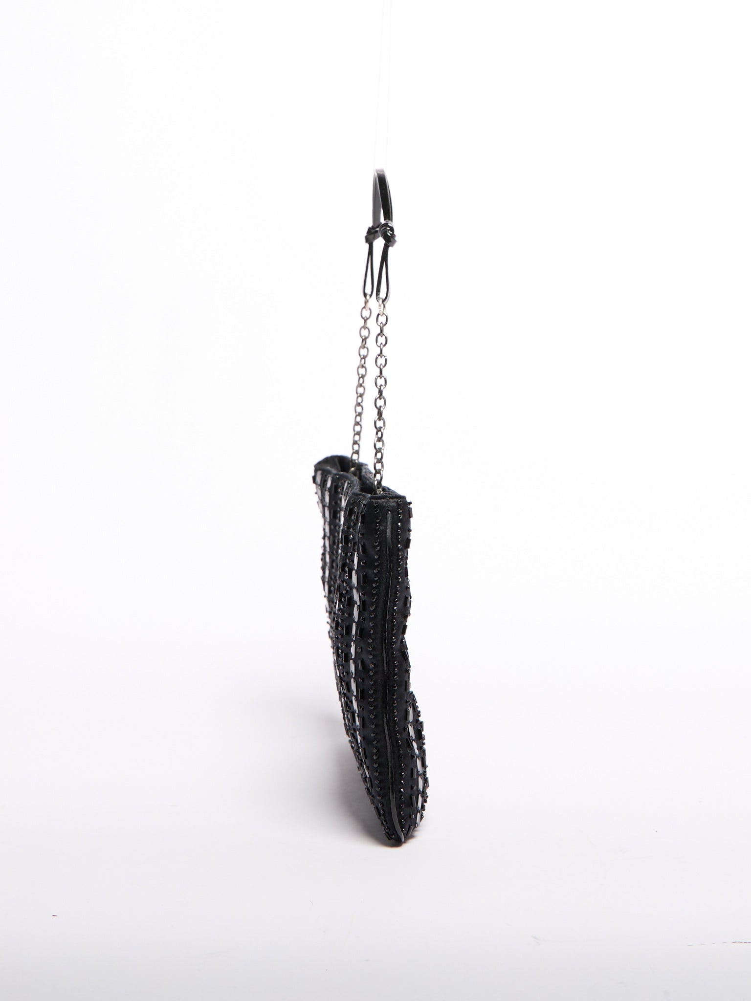 00’s Prada Black Satin Evening Bag