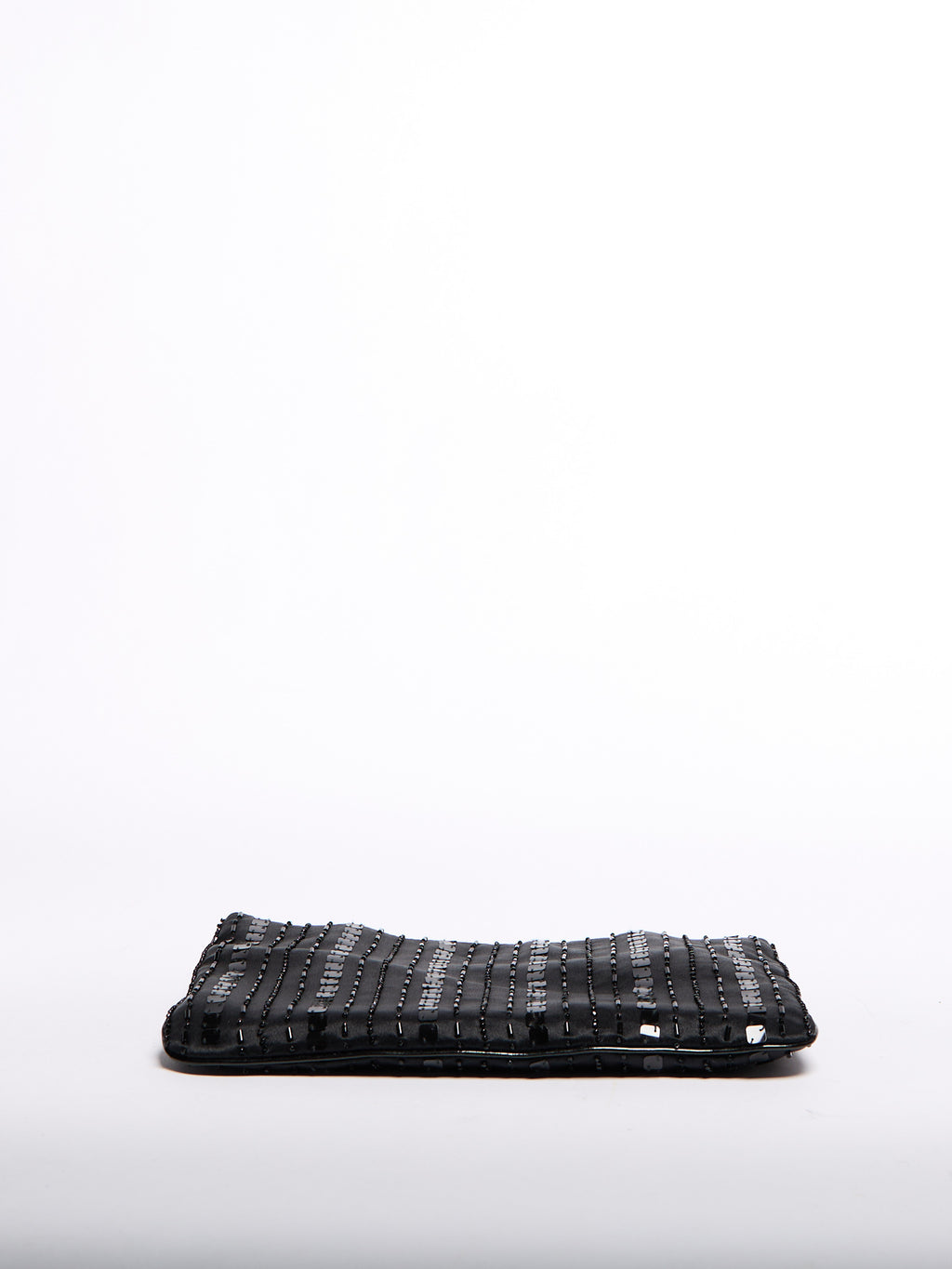 00’s Prada Black Satin Evening Bag