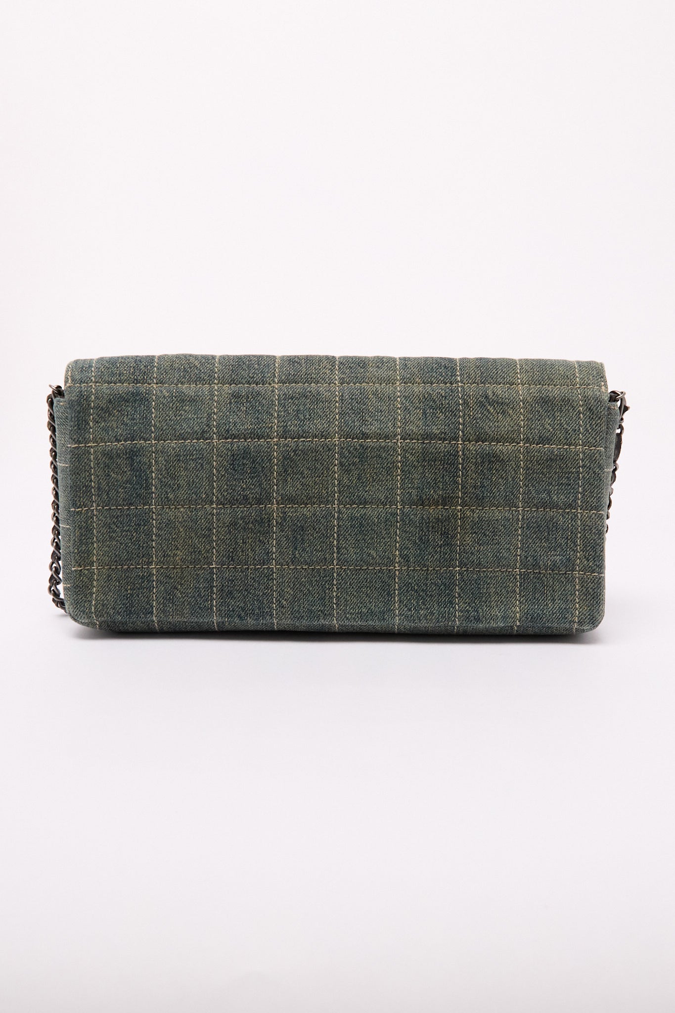 Chanel Denim Chocolate Bar Shoulder Bag