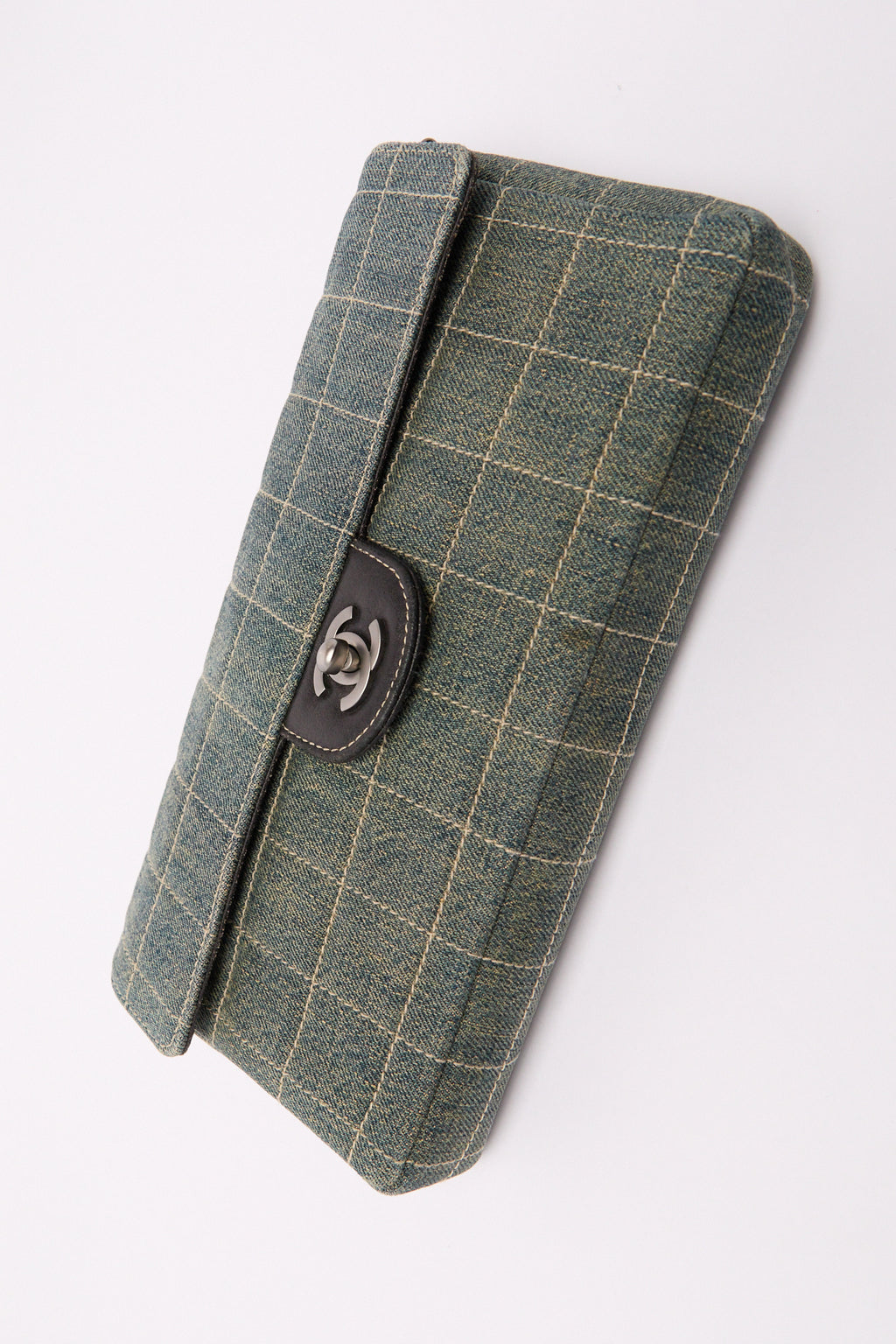 Chanel Denim Chocolate Bar Shoulder Bag