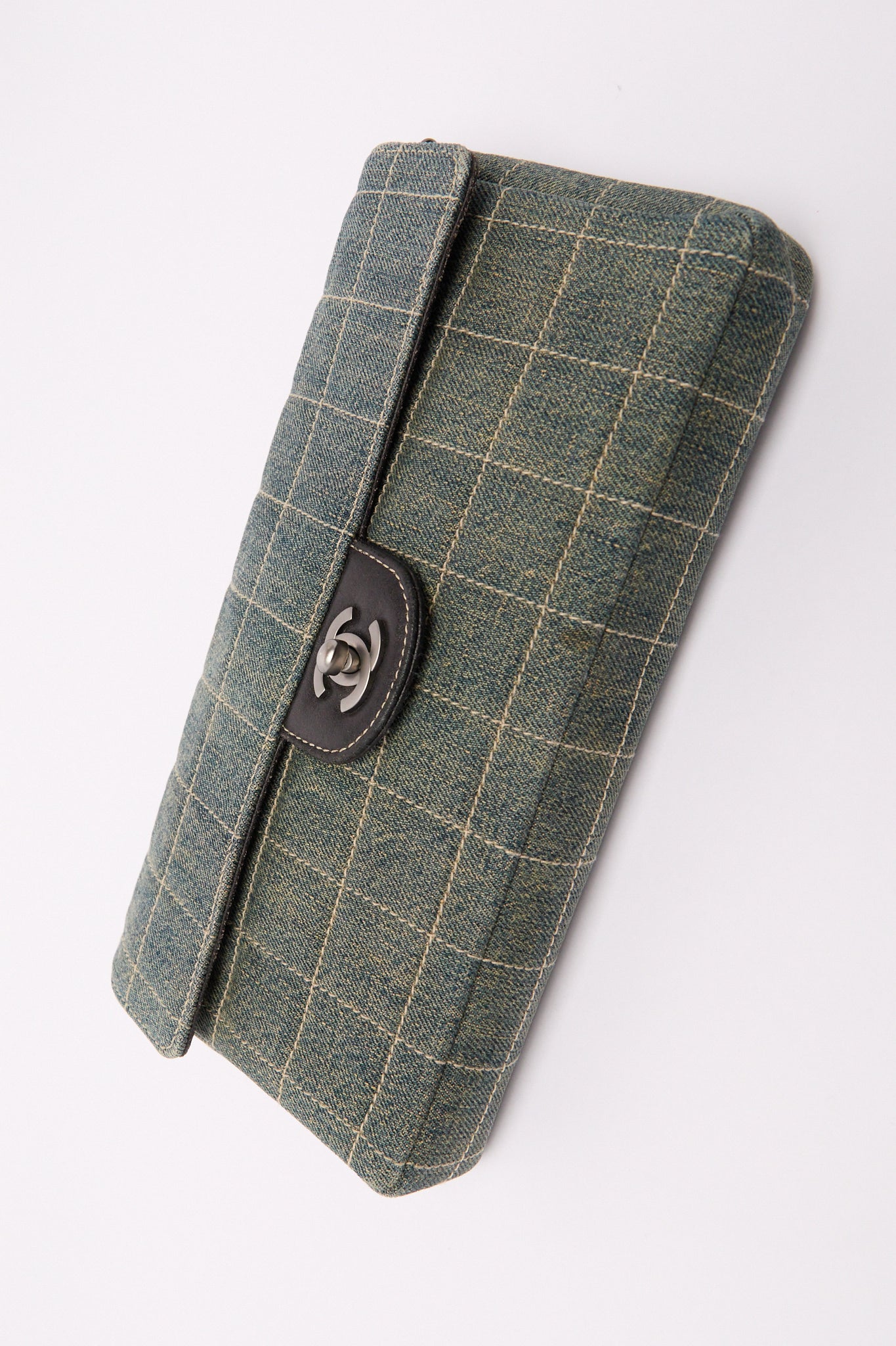 Chanel Denim Chocolate Bar Shoulder Bag