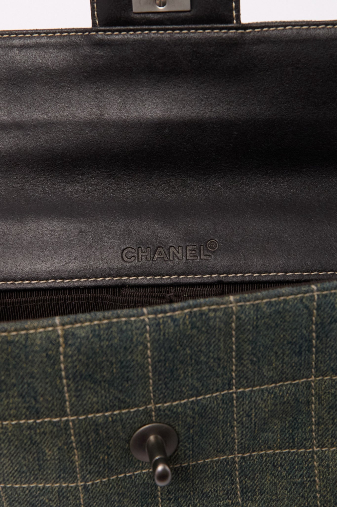 Chanel Denim Chocolate Bar Shoulder Bag