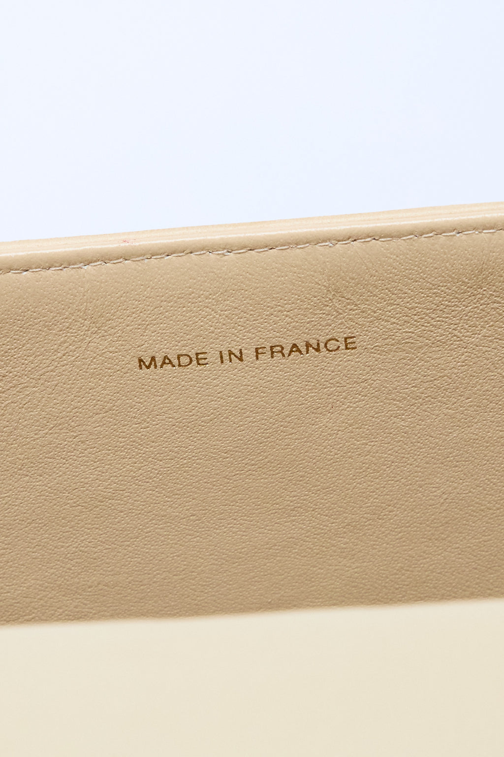 90’s Chanel Beige CC Chain Handbag 24K Gold Hardware