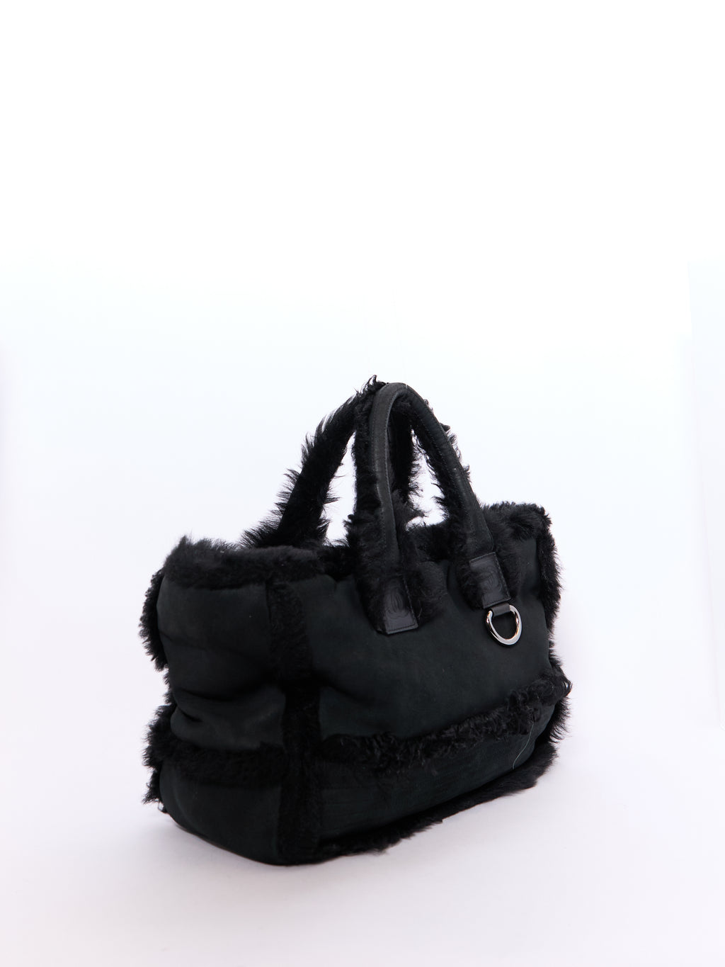 Chanel Sports Black Sherpa CC Tote