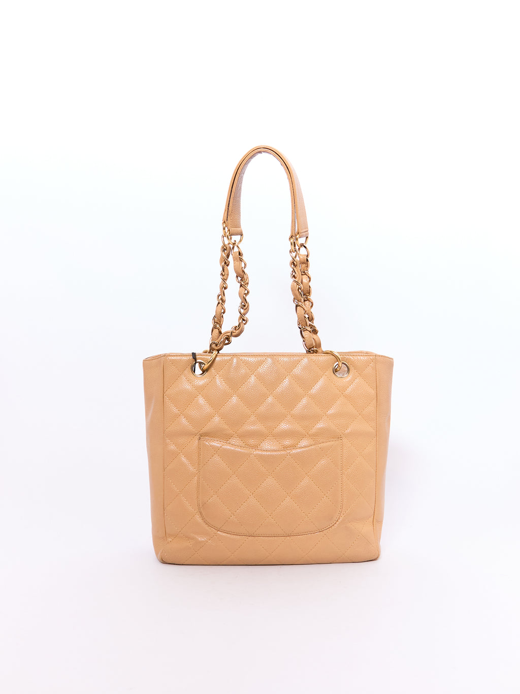 Chanel Tan Petit Shopping Tote