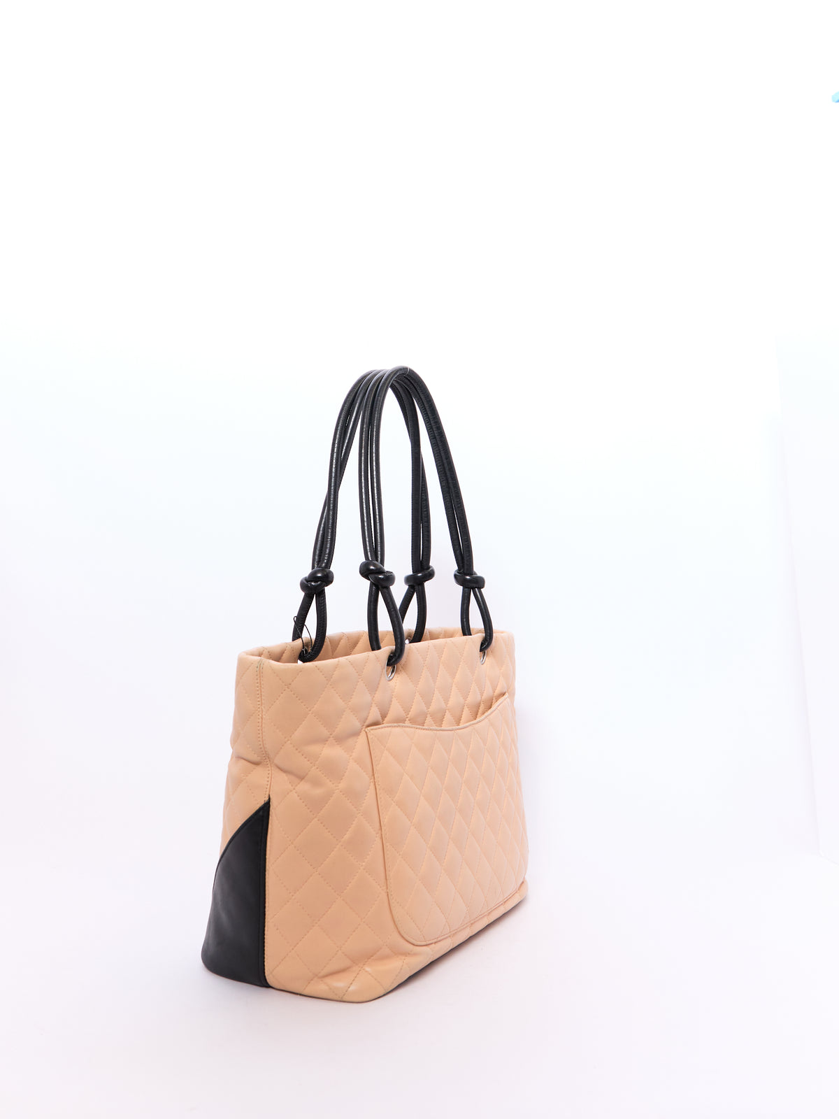 Chanel Tan Rue Cambon CC Tote