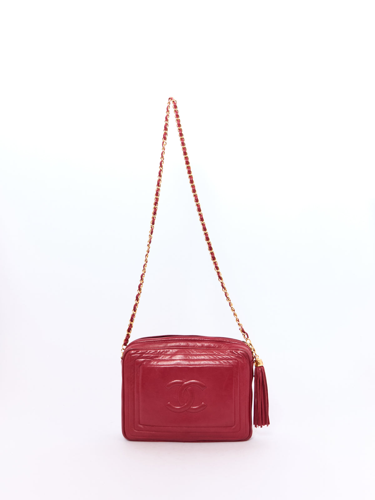 Chanel Red Camera Bag