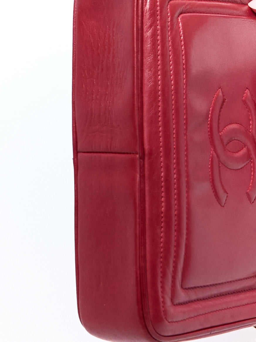 Chanel Red Camera Bag