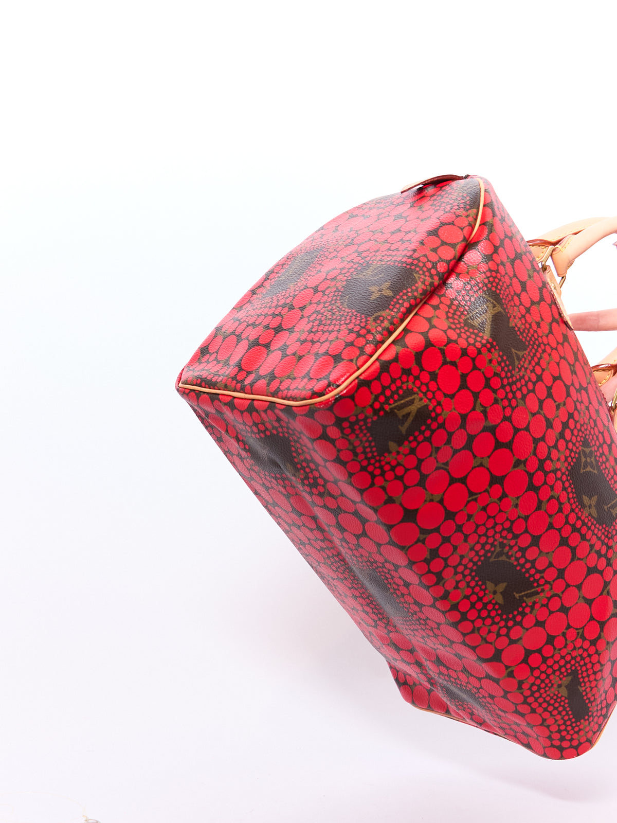 Louis Vuitton Red Yayoi Kasuma Printed Speedy 30