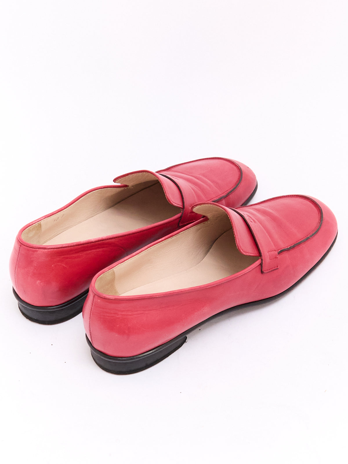 Chanel Red CC Loafer 40