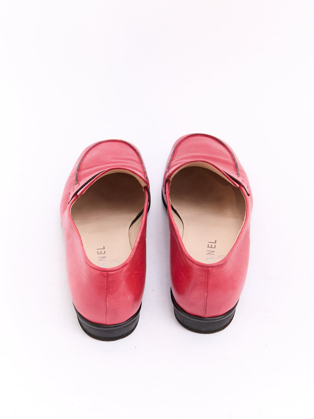 Chanel Red CC Loafer 40