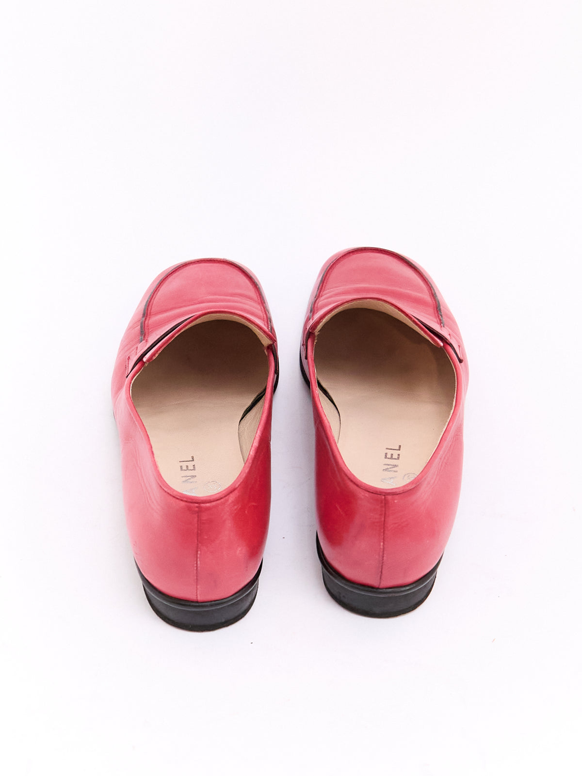 Chanel Red CC Loafer 40