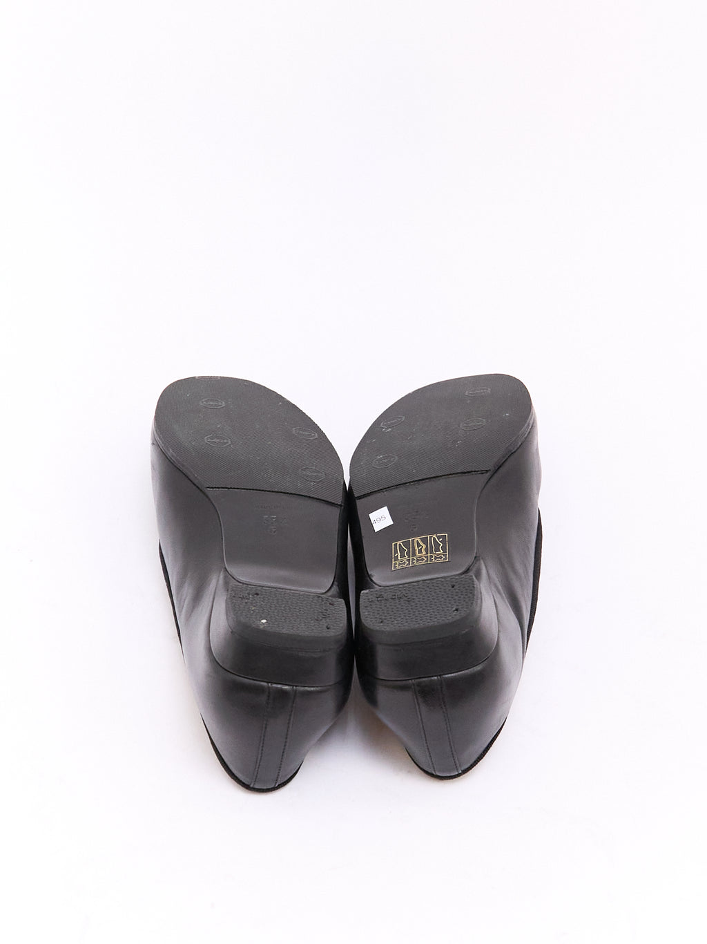 Chanel Black Lambskin CC Ballet Flat 35.5